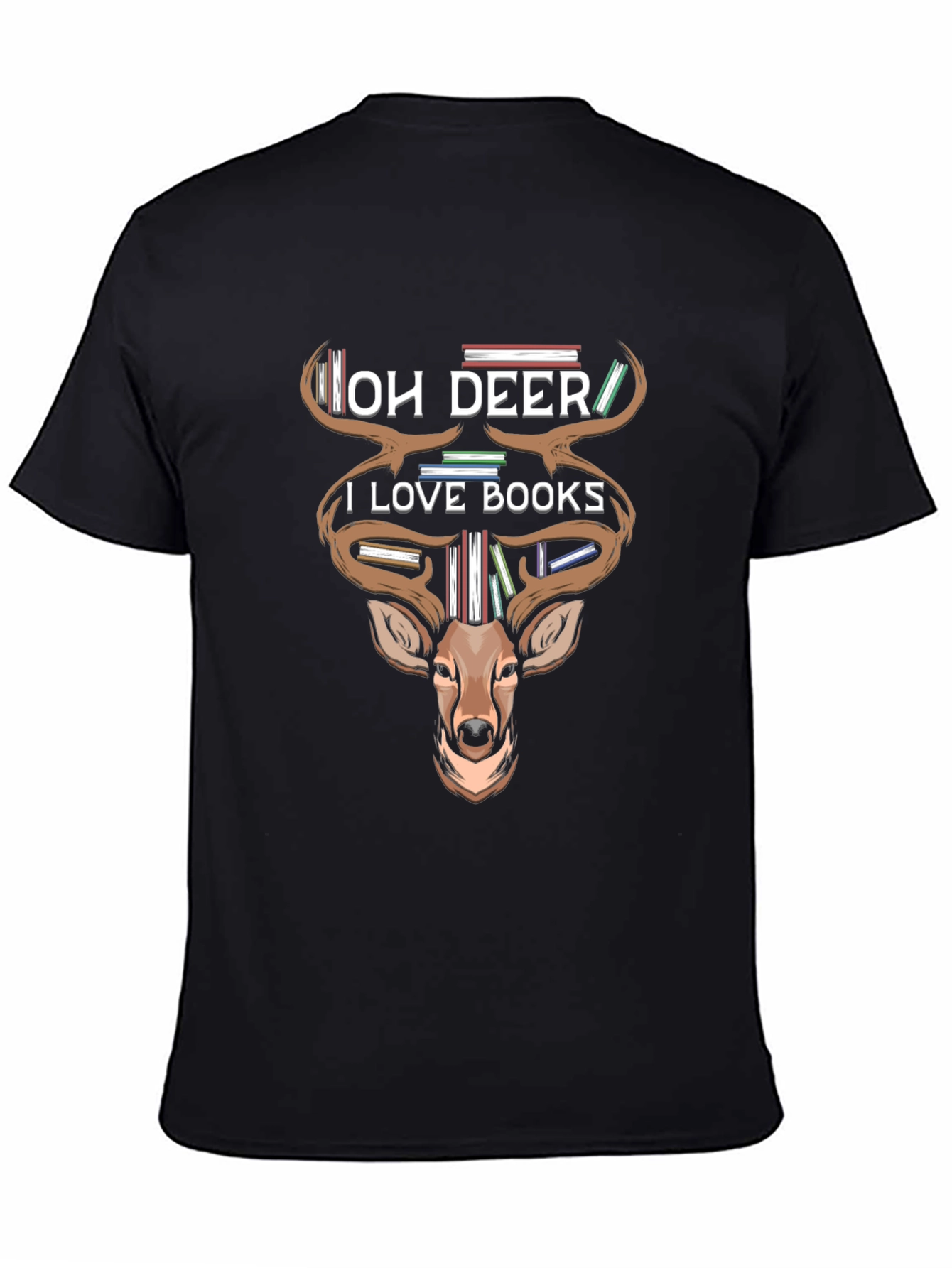 Oh Deer I Love Books T-Shirt