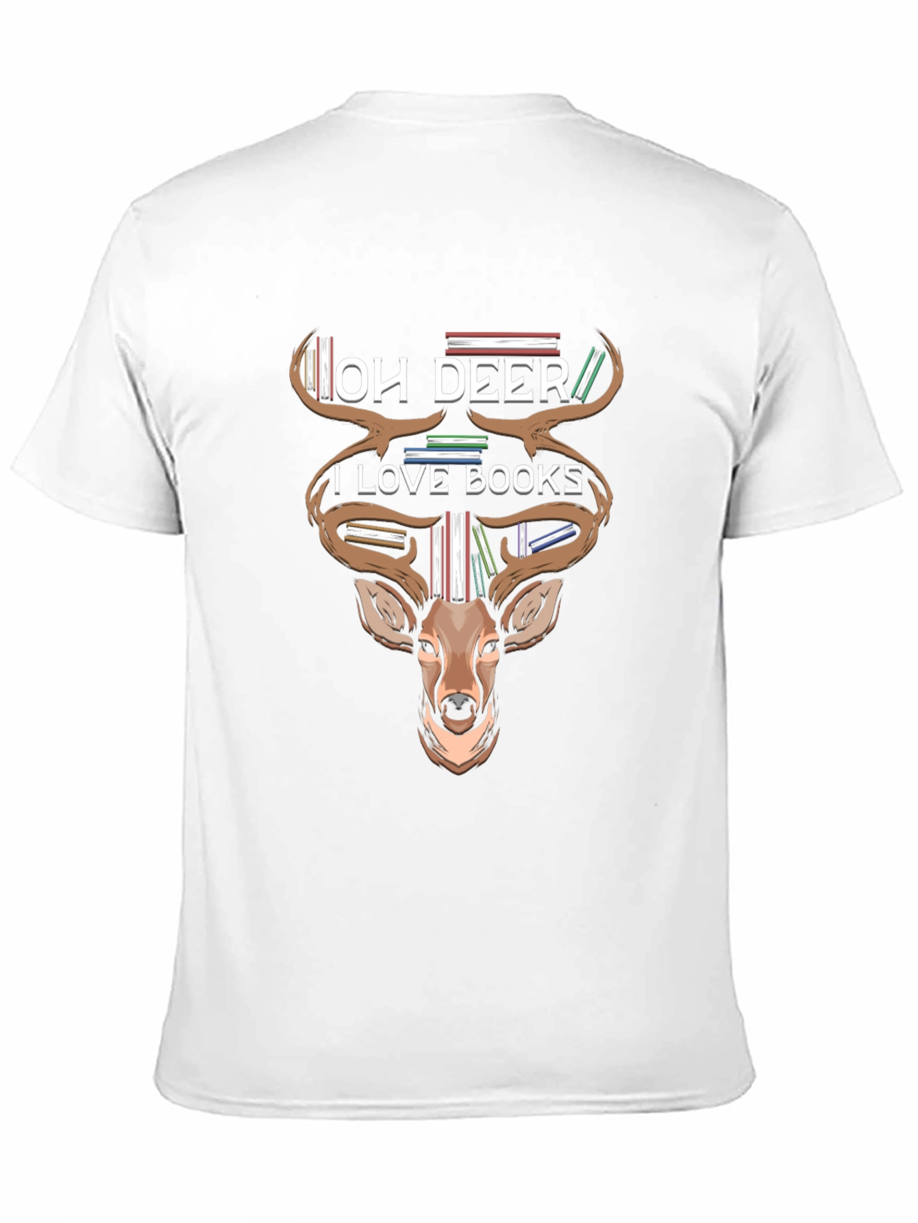 Oh Deer I Love Books T-Shirt