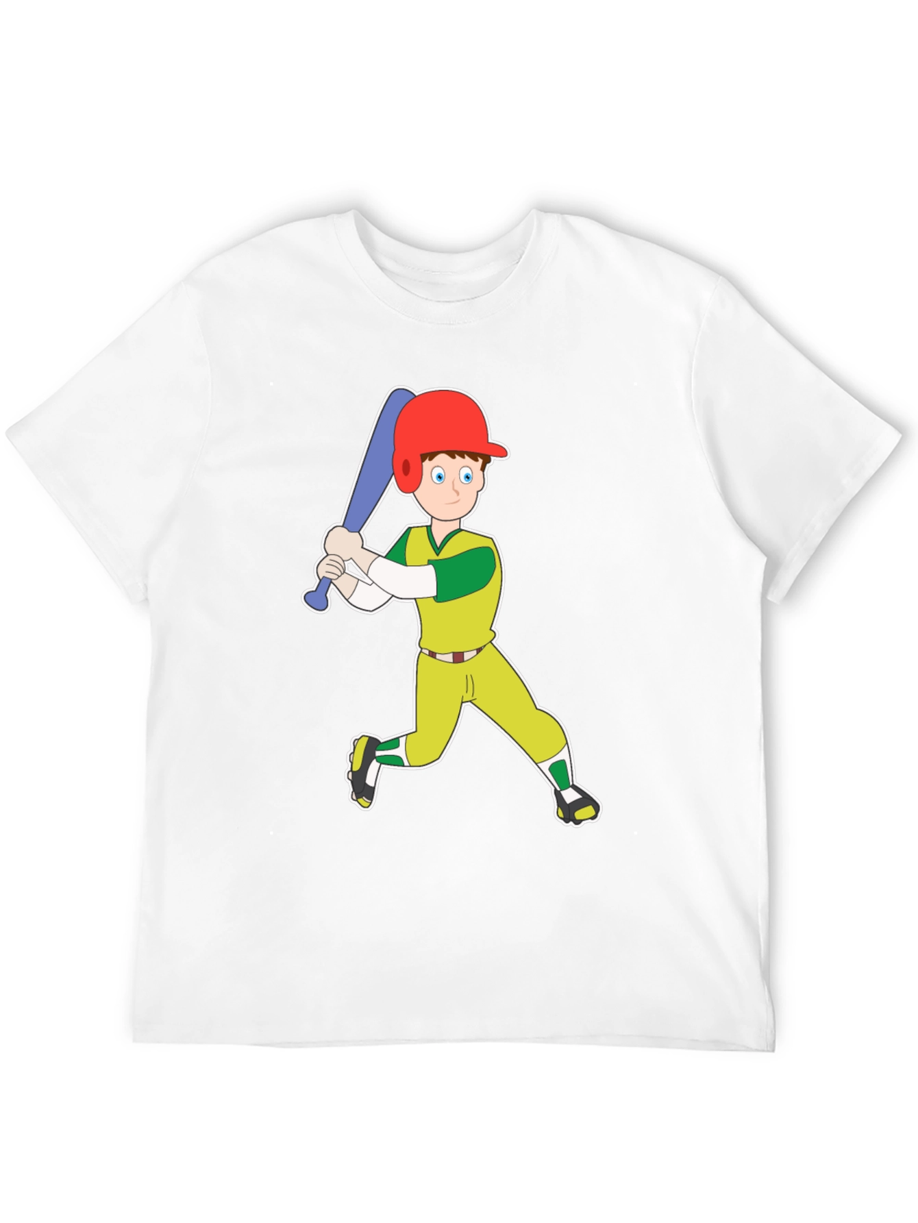 Baseball Cartoon Graphic Tee