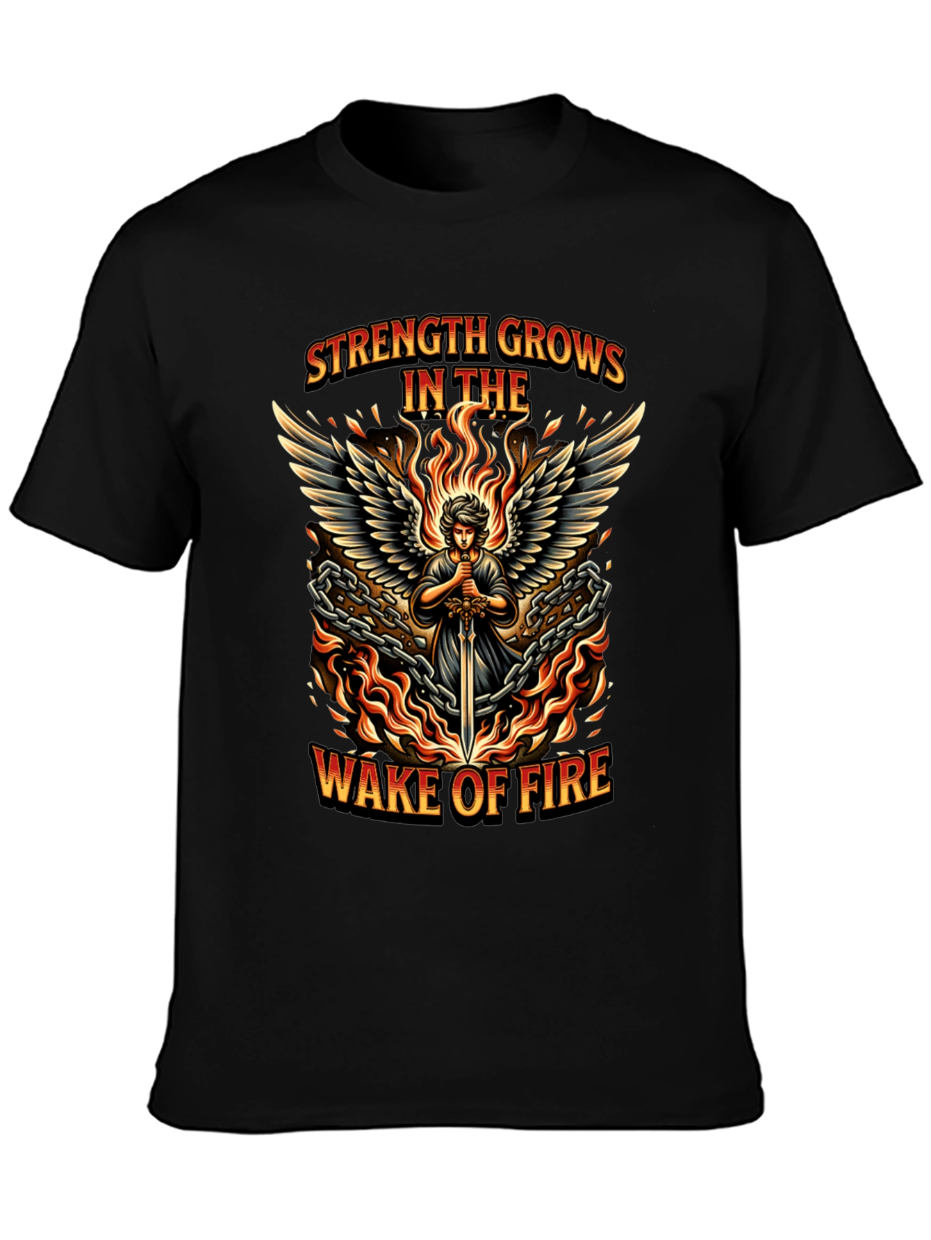 Strength Grows in the Wake of Fire Graphic Tee