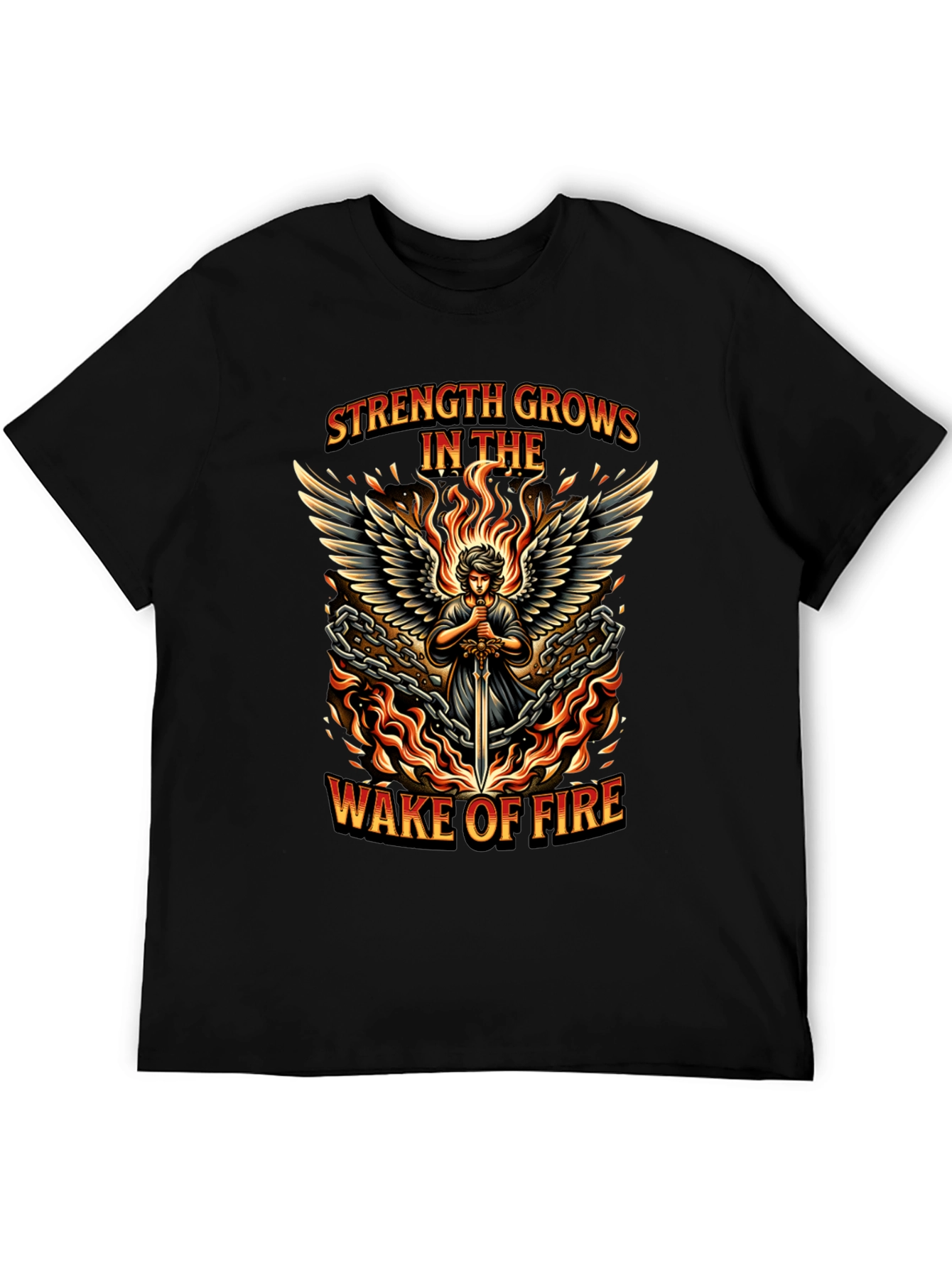 Strength Grows in the Wake of Fire Graphic Tee
