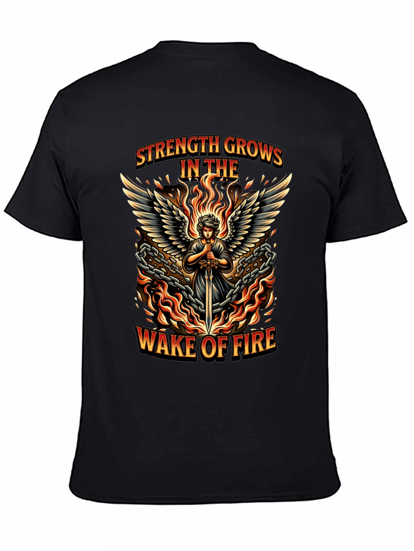 Strength Grows in the Wake of Fire Graphic Tee