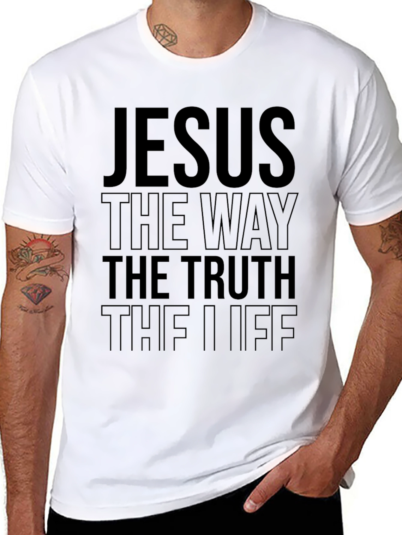 Jesus The Way T-Shirt - Christian Apparel