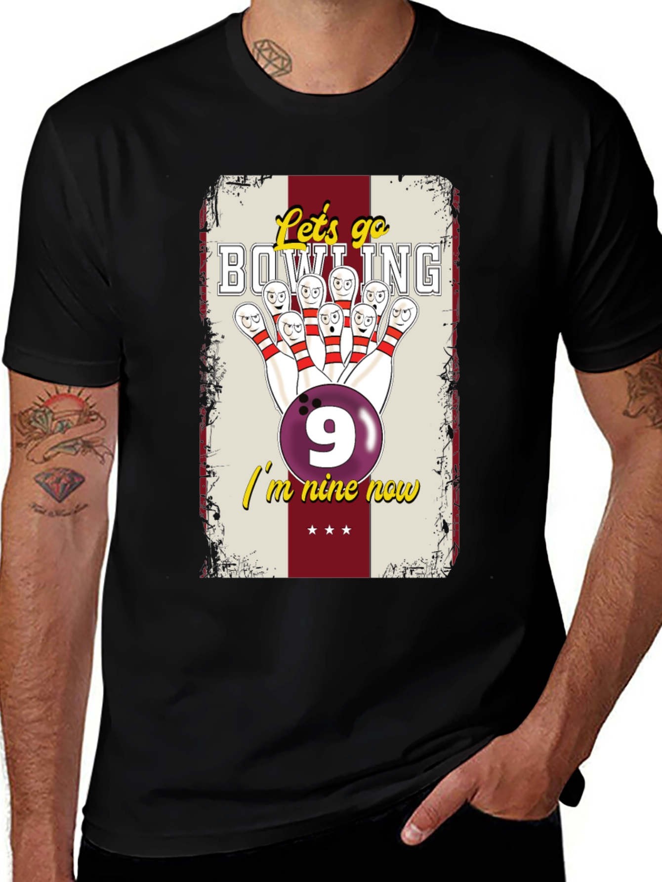 Lets Go Bowling Birthday T-Shirt