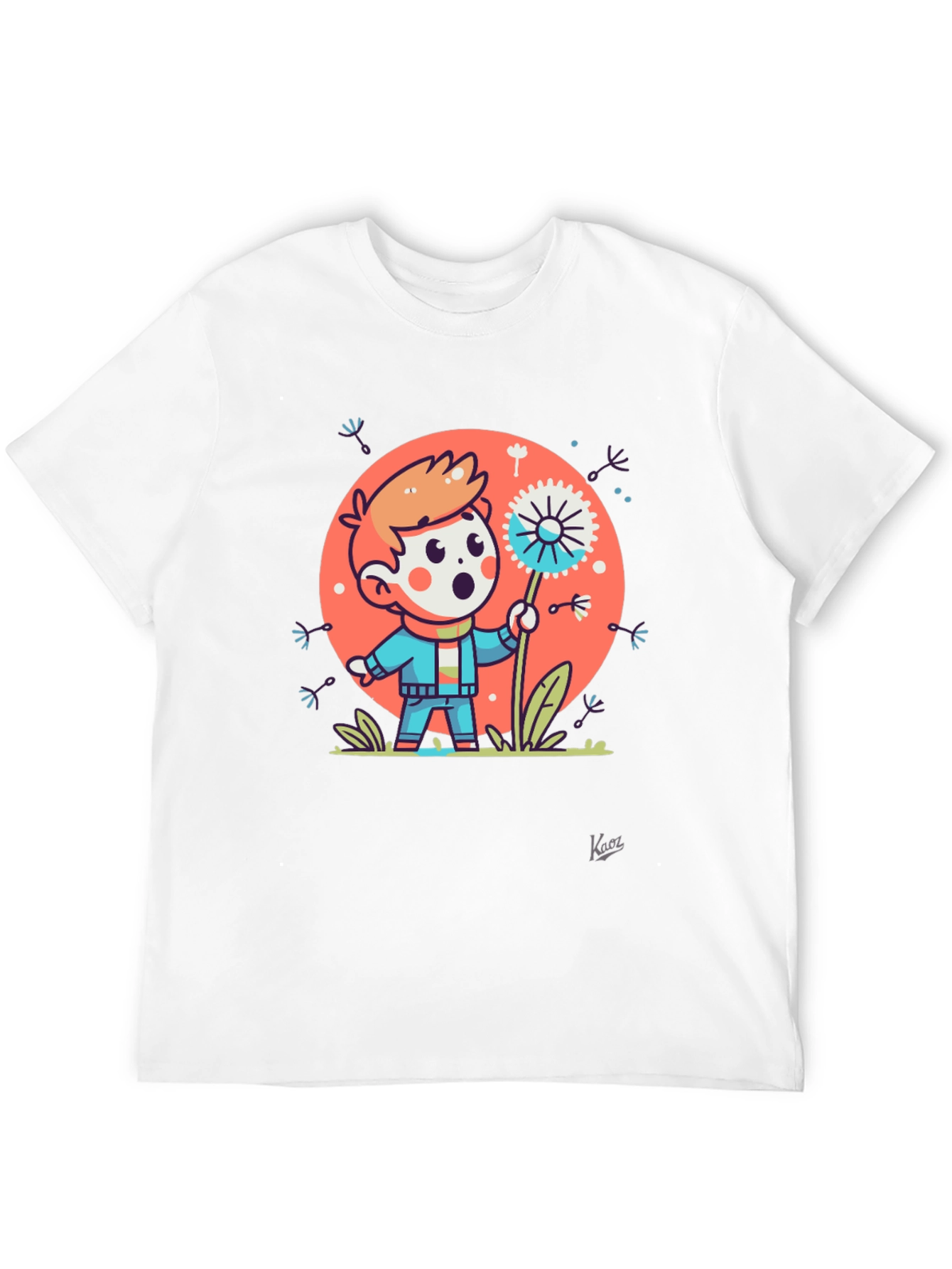 Dandelion Wish Graphic Tee - Soft Cotton Blend