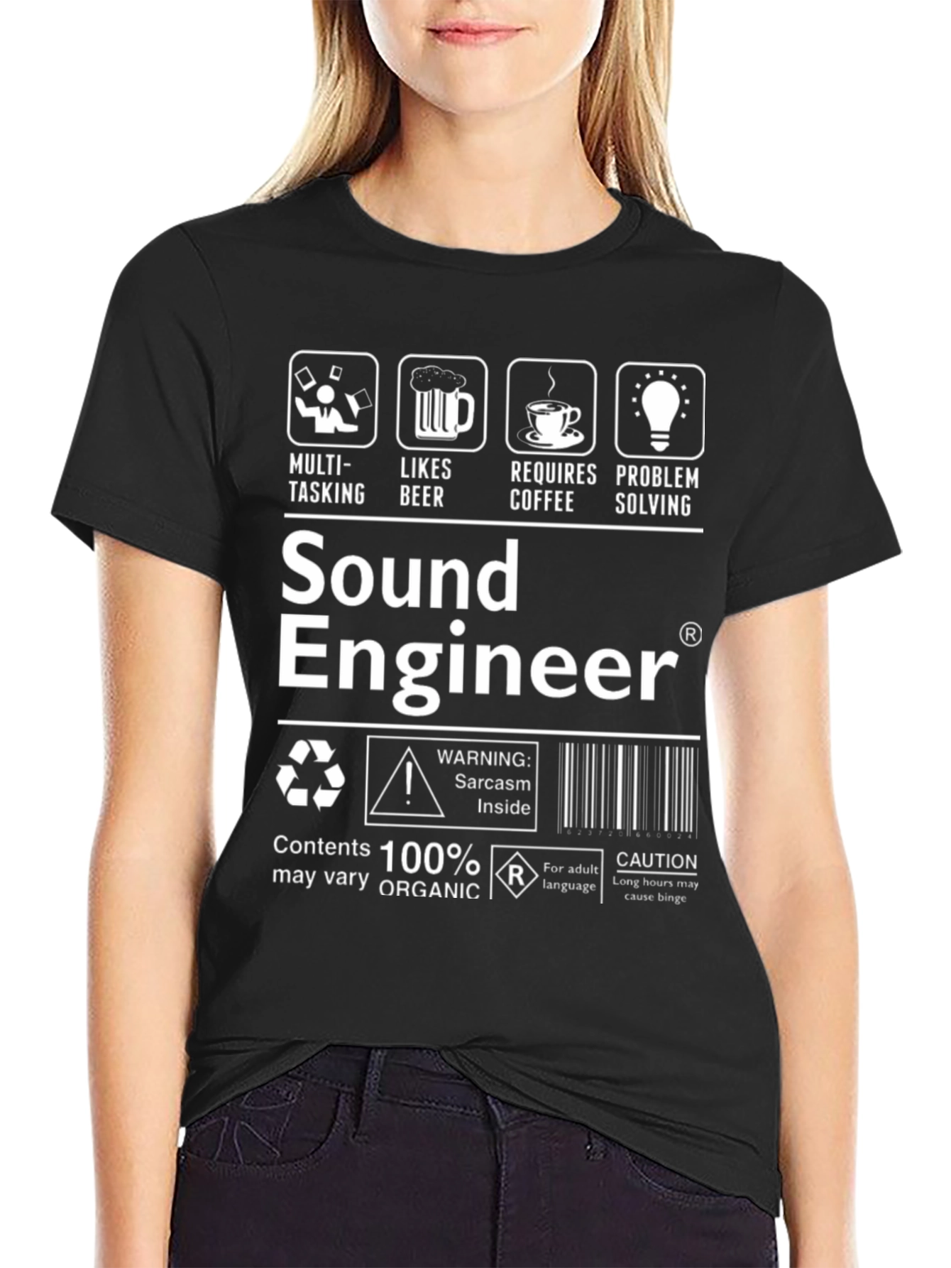 Sound Engineer Sarcasm Inside T-Shirt