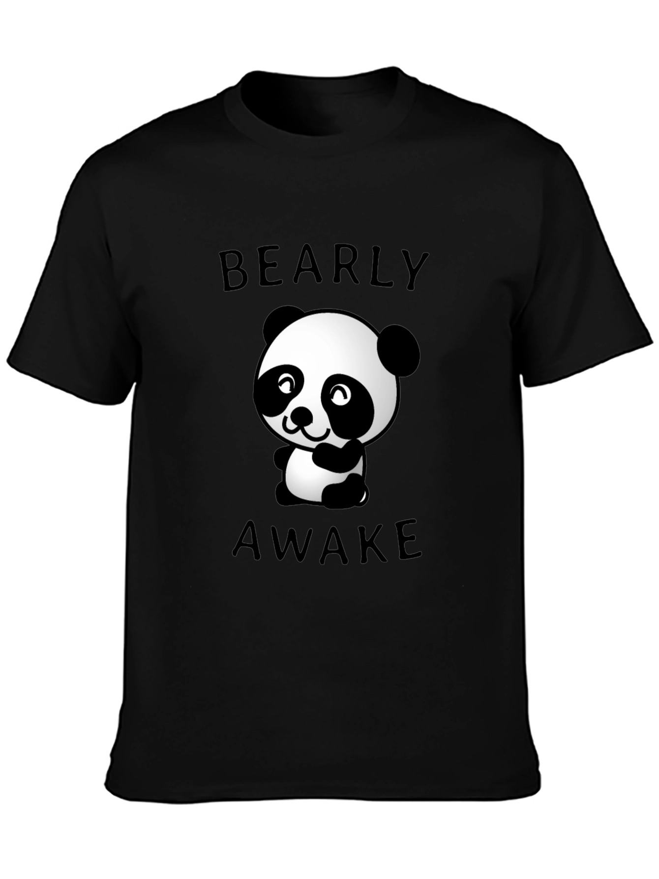 Bearly Awake Graphic Tee - Mens Black T-Shirt