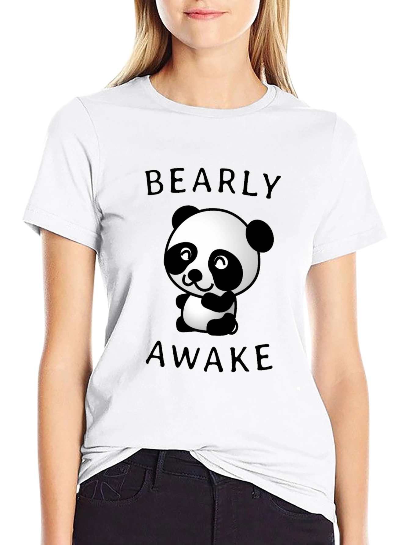 Bearly Awake Graphic Tee - Mens Black T-Shirt