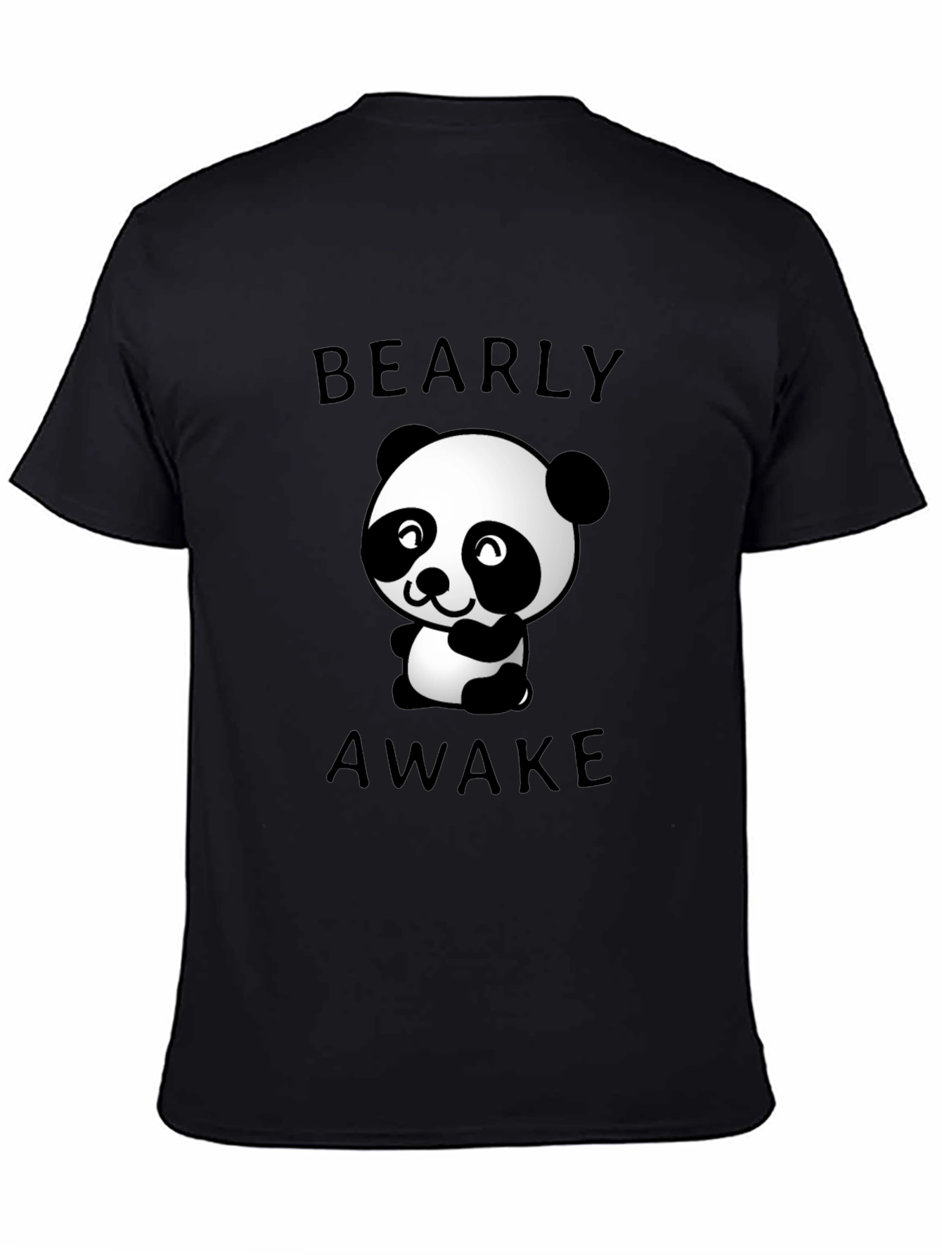 Bearly Awake Graphic Tee - Mens Black T-Shirt