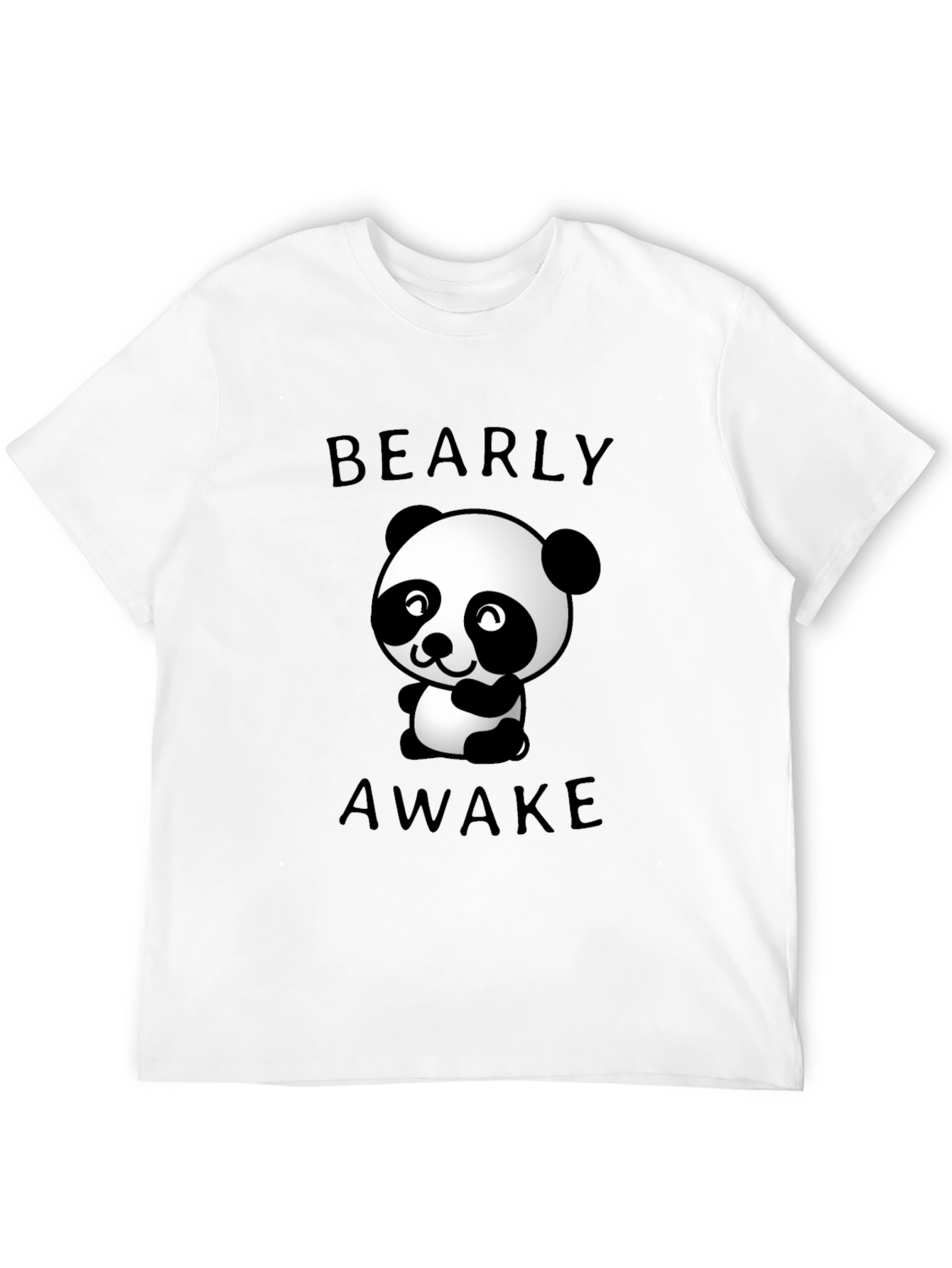 Bearly Awake Graphic Tee - Mens Black T-Shirt