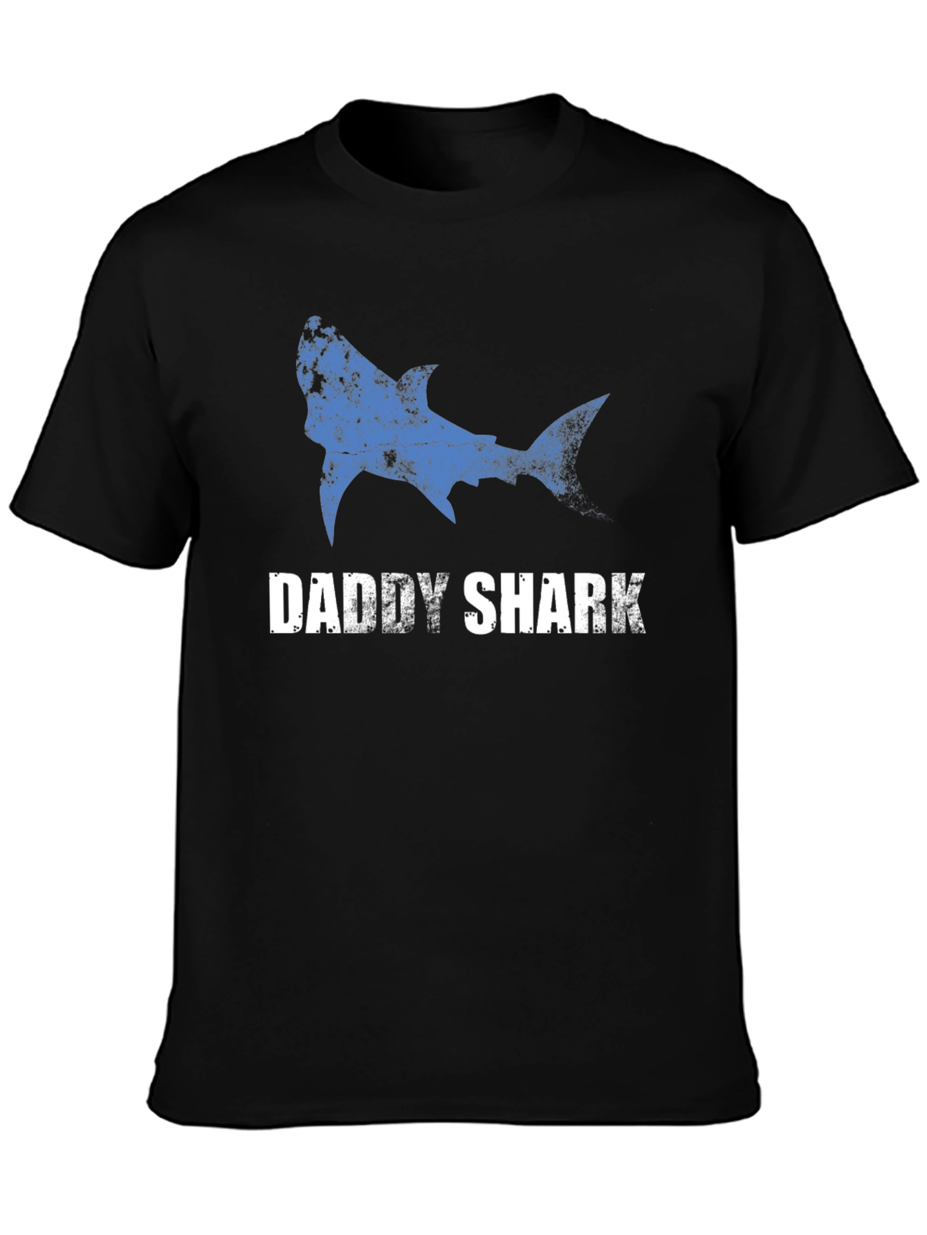 Daddy Shark Graphic Tee - Mens Black T-Shirt