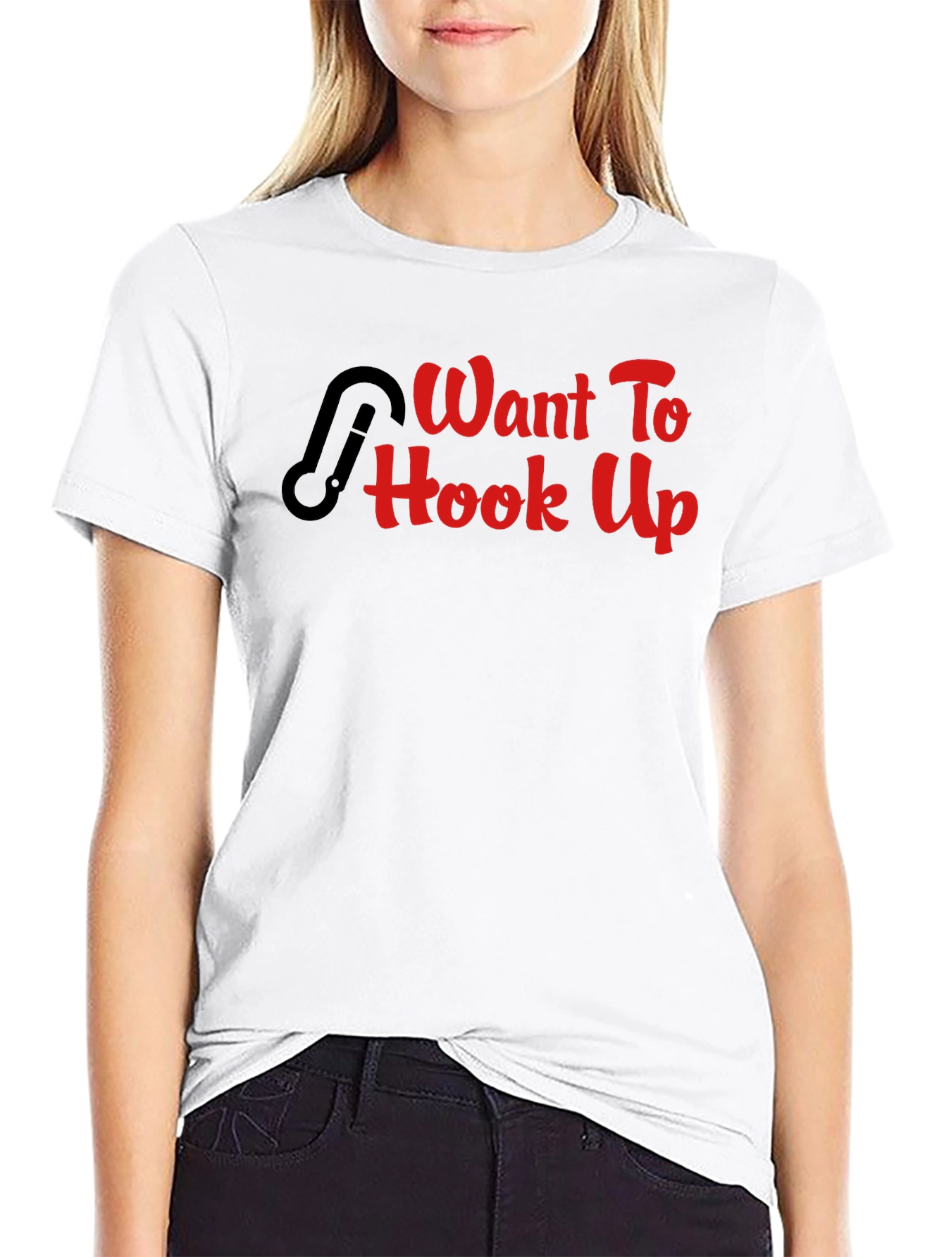 Want To Hook Up Fishing T-Shirt Funny Graphic Tee