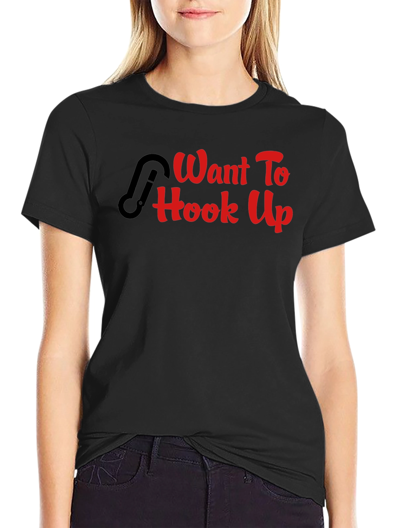 Want To Hook Up Fishing T-Shirt Funny Graphic Tee