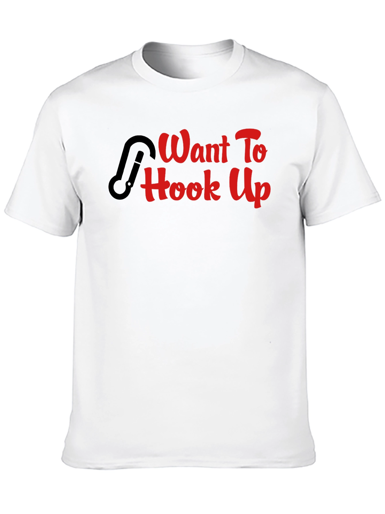 Want To Hook Up Fishing T-Shirt Funny Graphic Tee