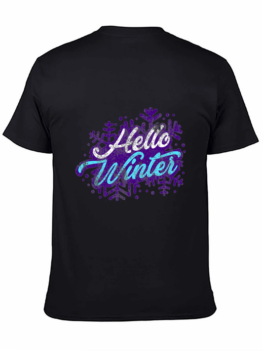 Hello Winter Snowflake Graphic Tee