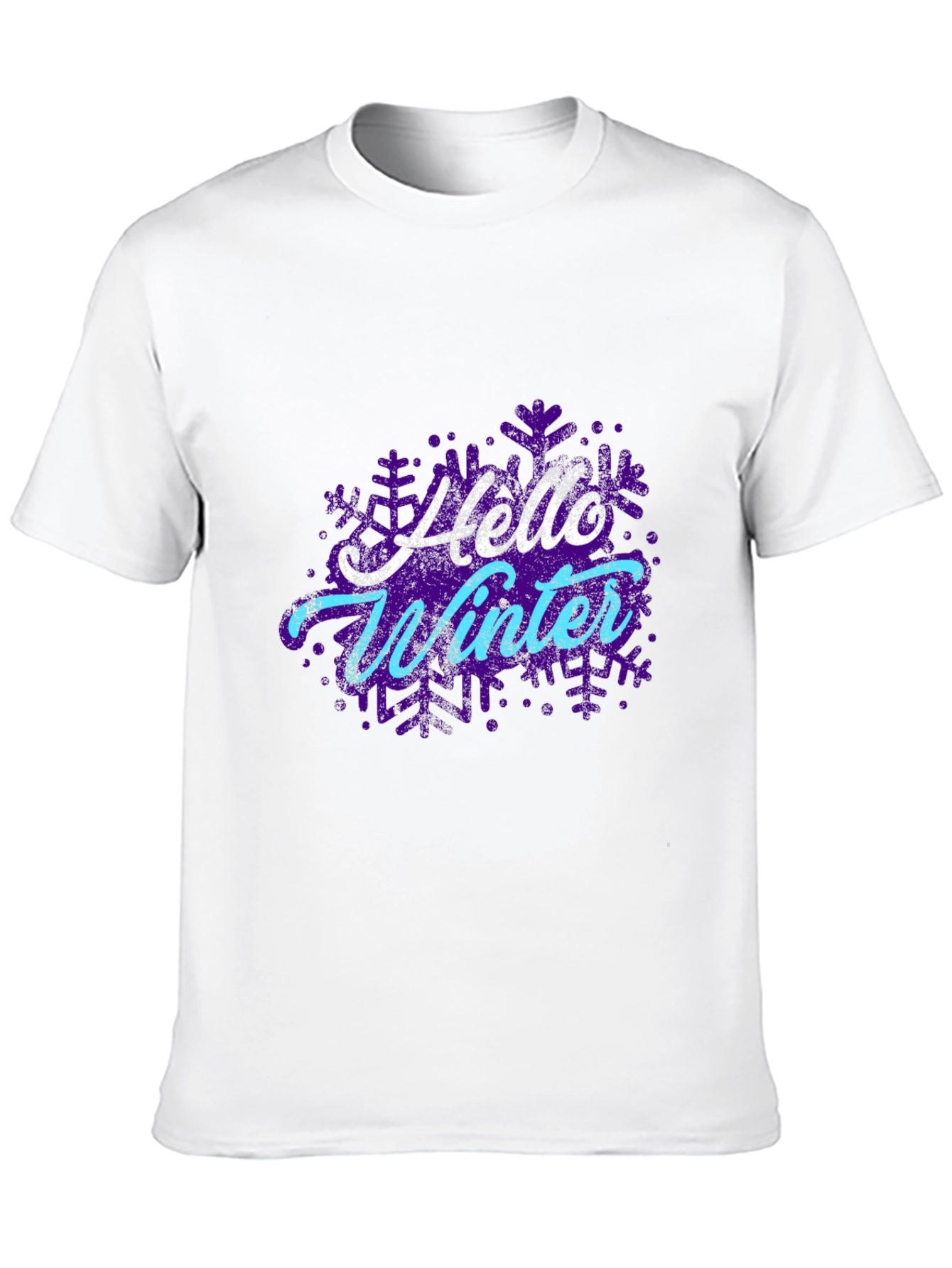 Hello Winter Snowflake Graphic Tee