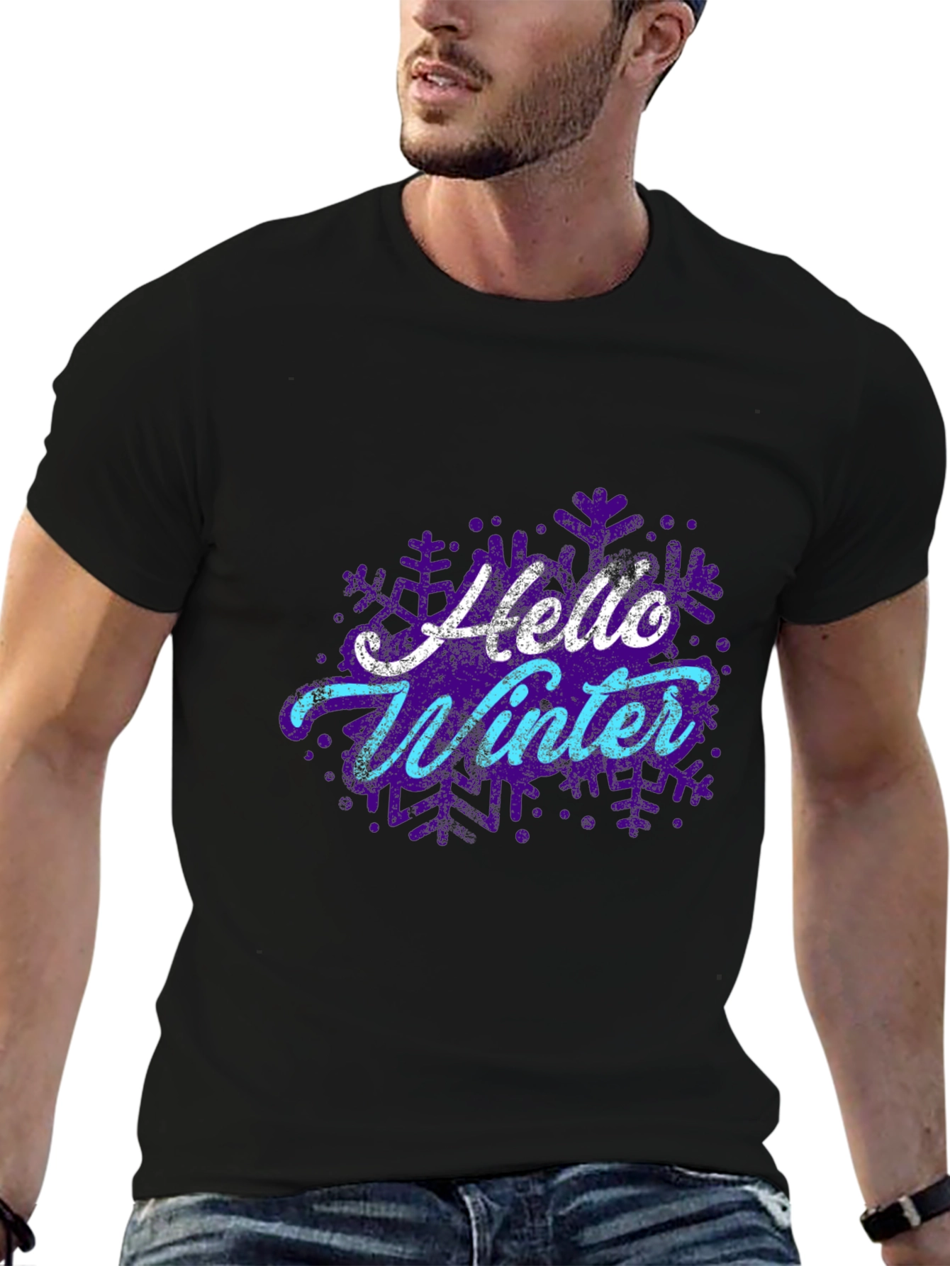 Hello Winter Snowflake Graphic Tee