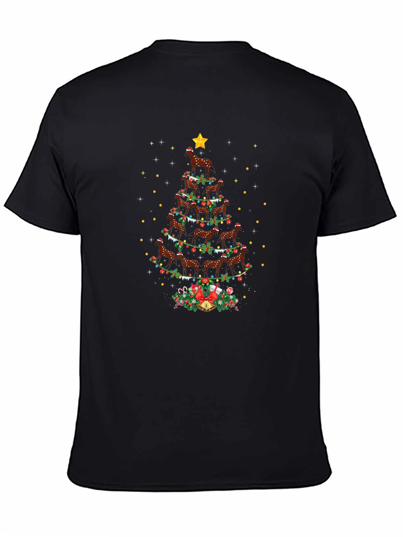 Horse Christmas Tree T-Shirt