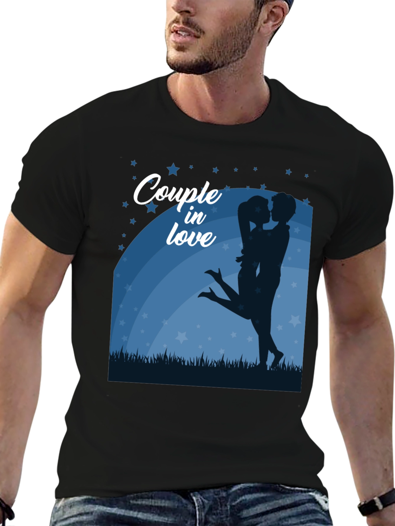 Couple in Love Graphic Tee