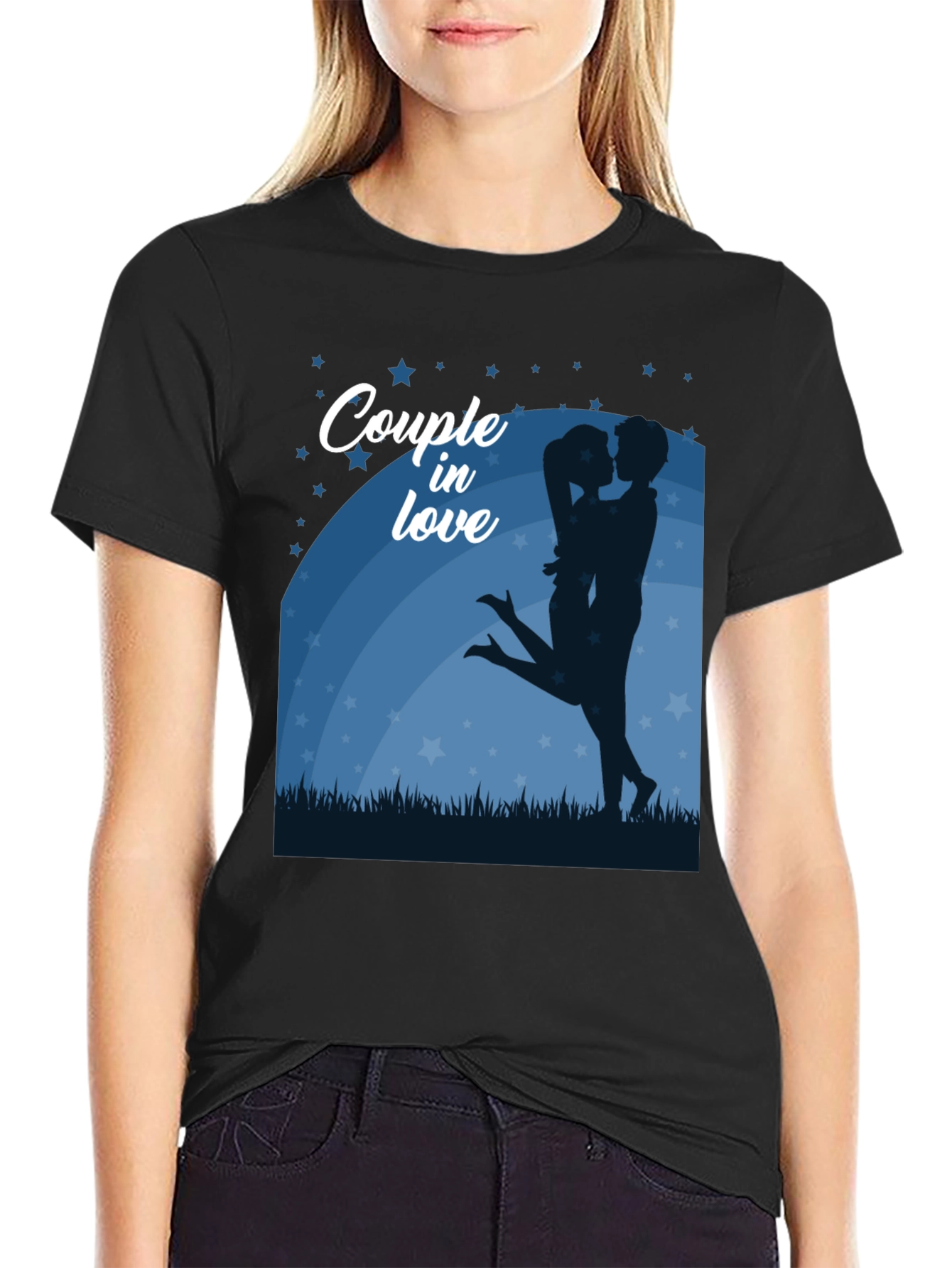 Couple in Love Graphic Tee