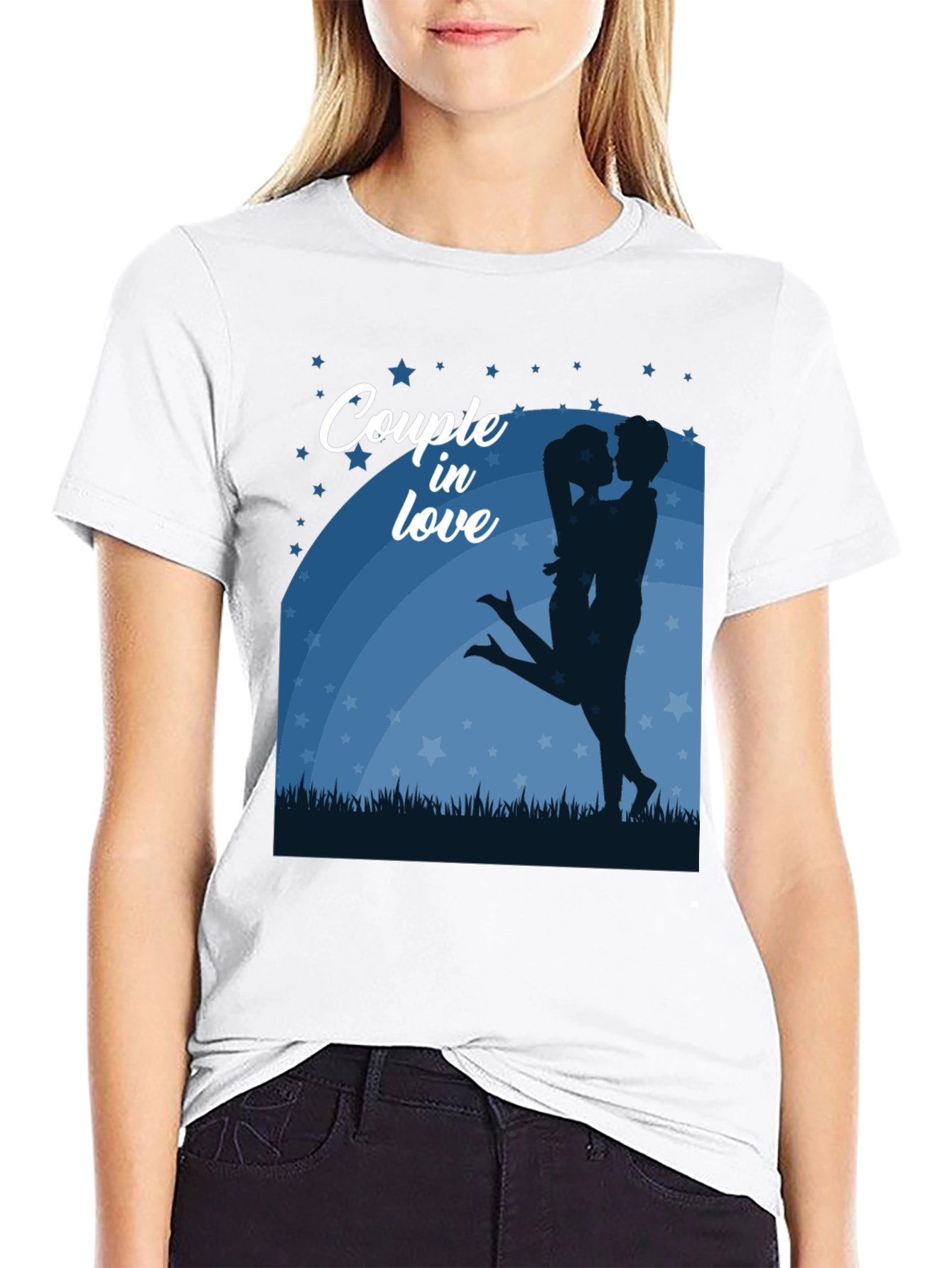 Couple in Love Graphic Tee