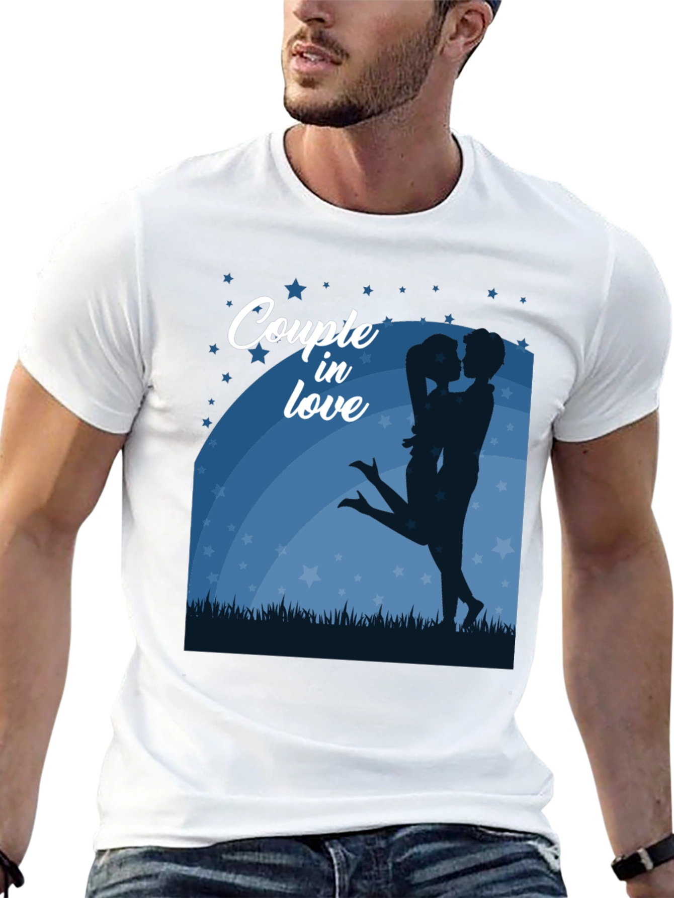 Couple in Love Graphic Tee