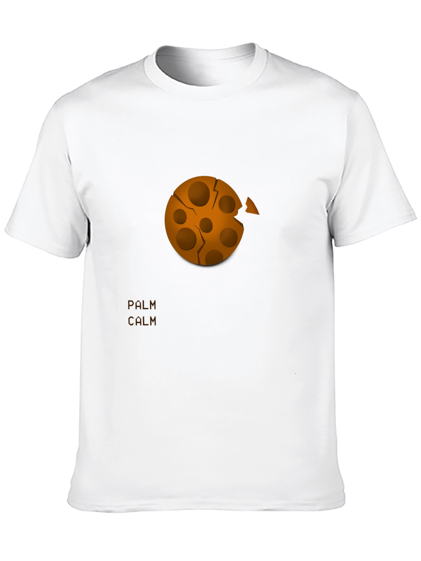 Unique Cookie Bite Graphic Tee - Casual Comfort