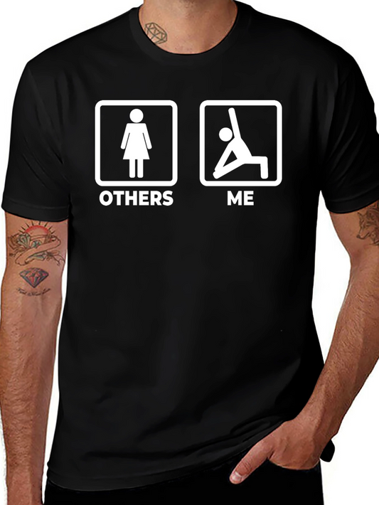 Funny Yoga T-Shirt - Others vs. Me Graphic Tee