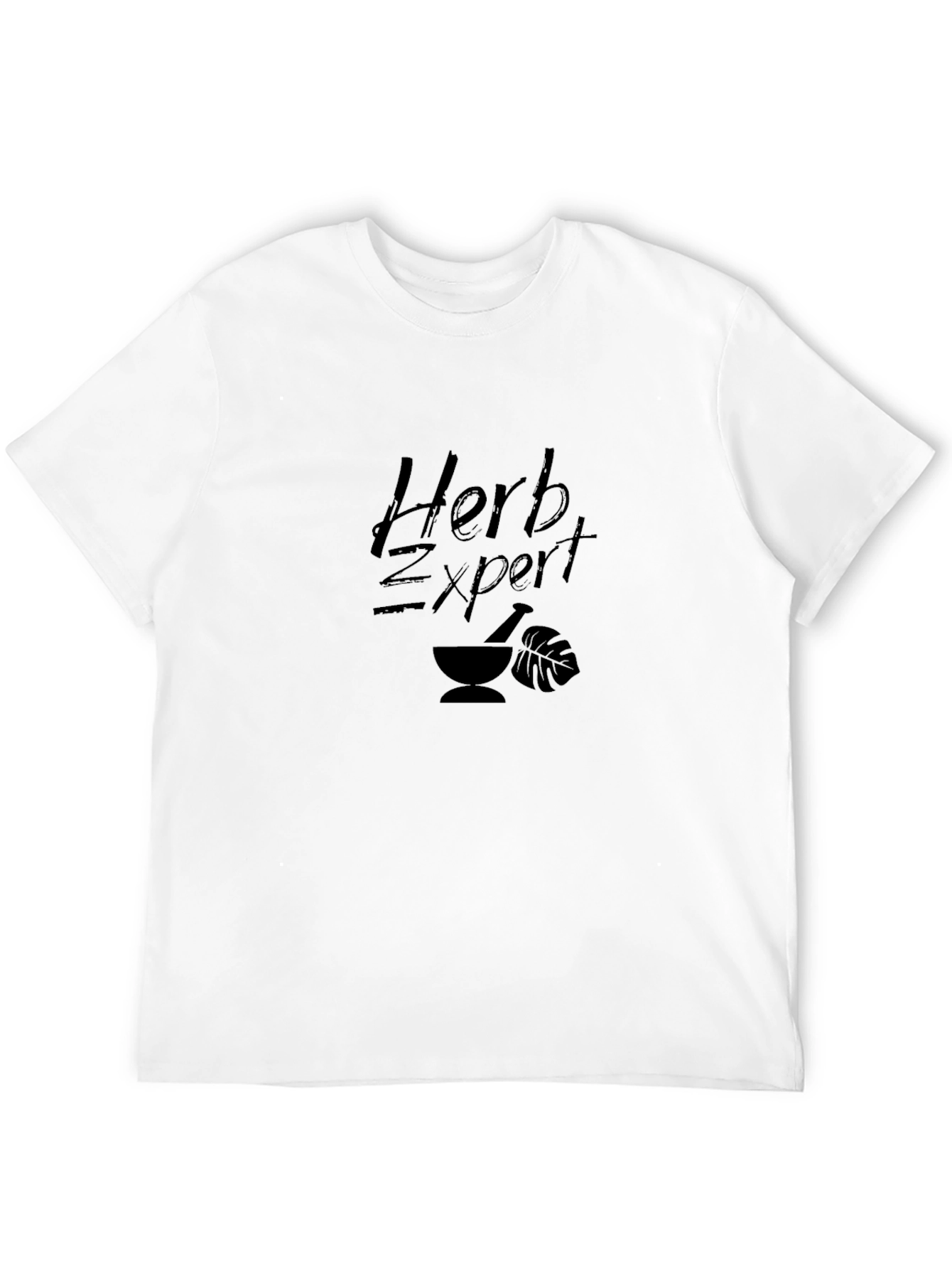 Herb Expert Black T-Shirt - Nature Inspired Design