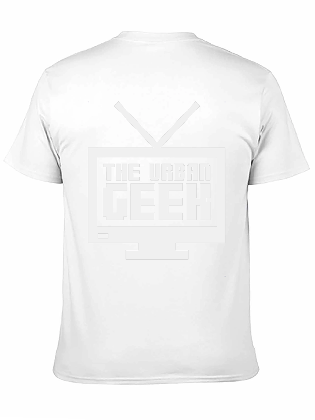 The Urban Geek Pixel TV Black T-Shirt