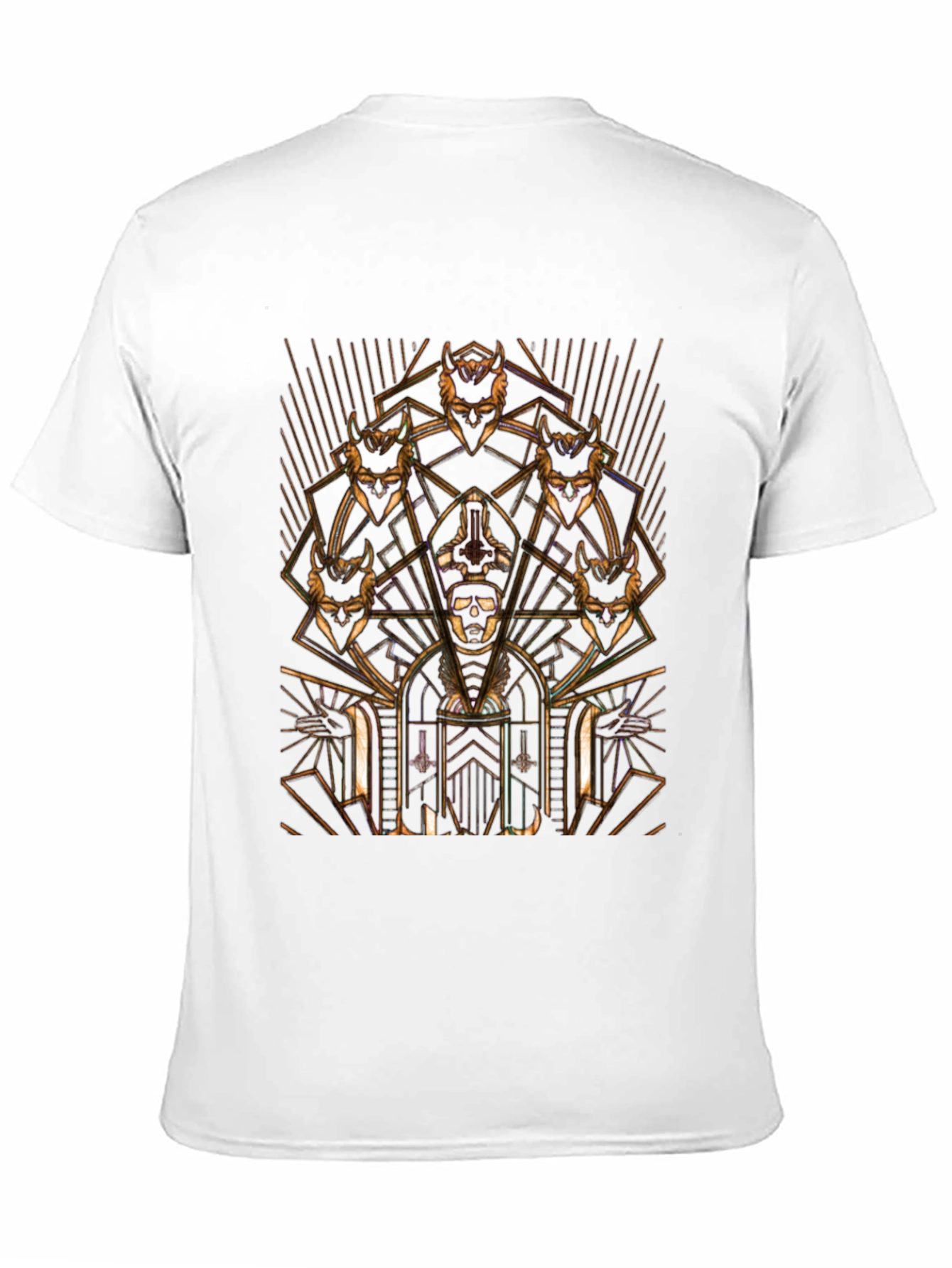 Art Deco Pharaoh Graphic Tee - Black