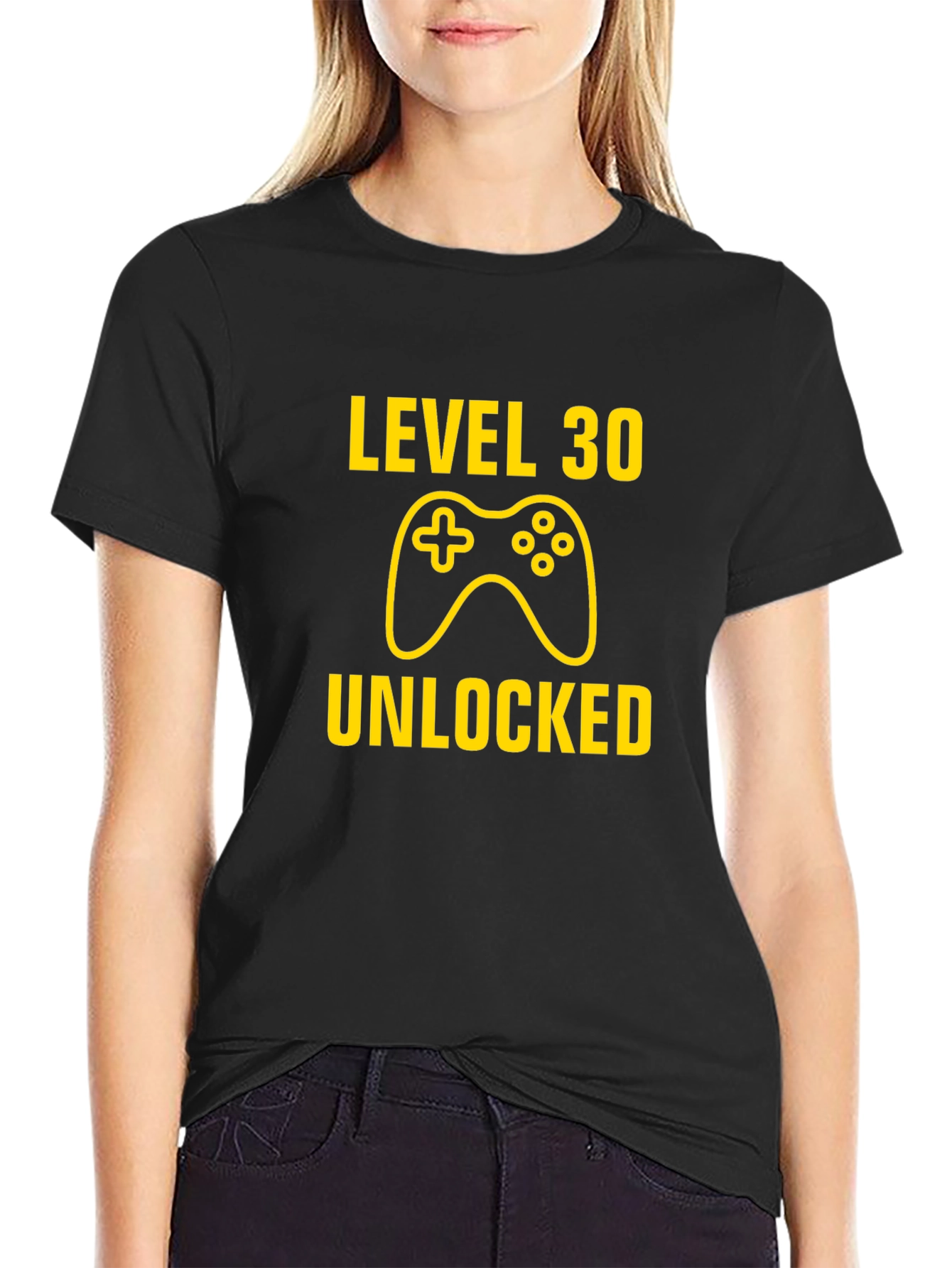 Level 30 Unlocked Graphic Tee - Gamer Birthday Shirt