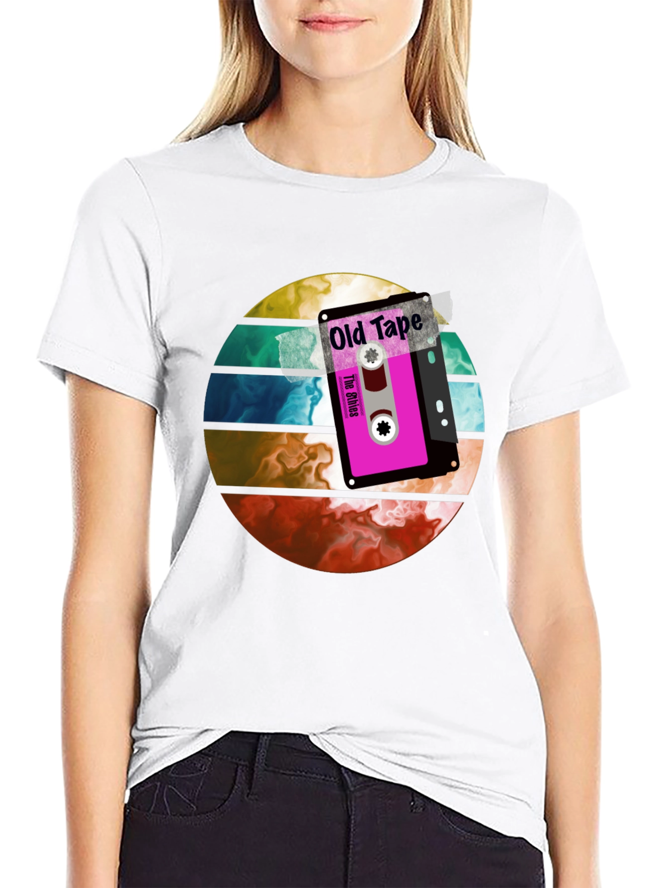 Retro Old Tape Graphic Tee - Unisex