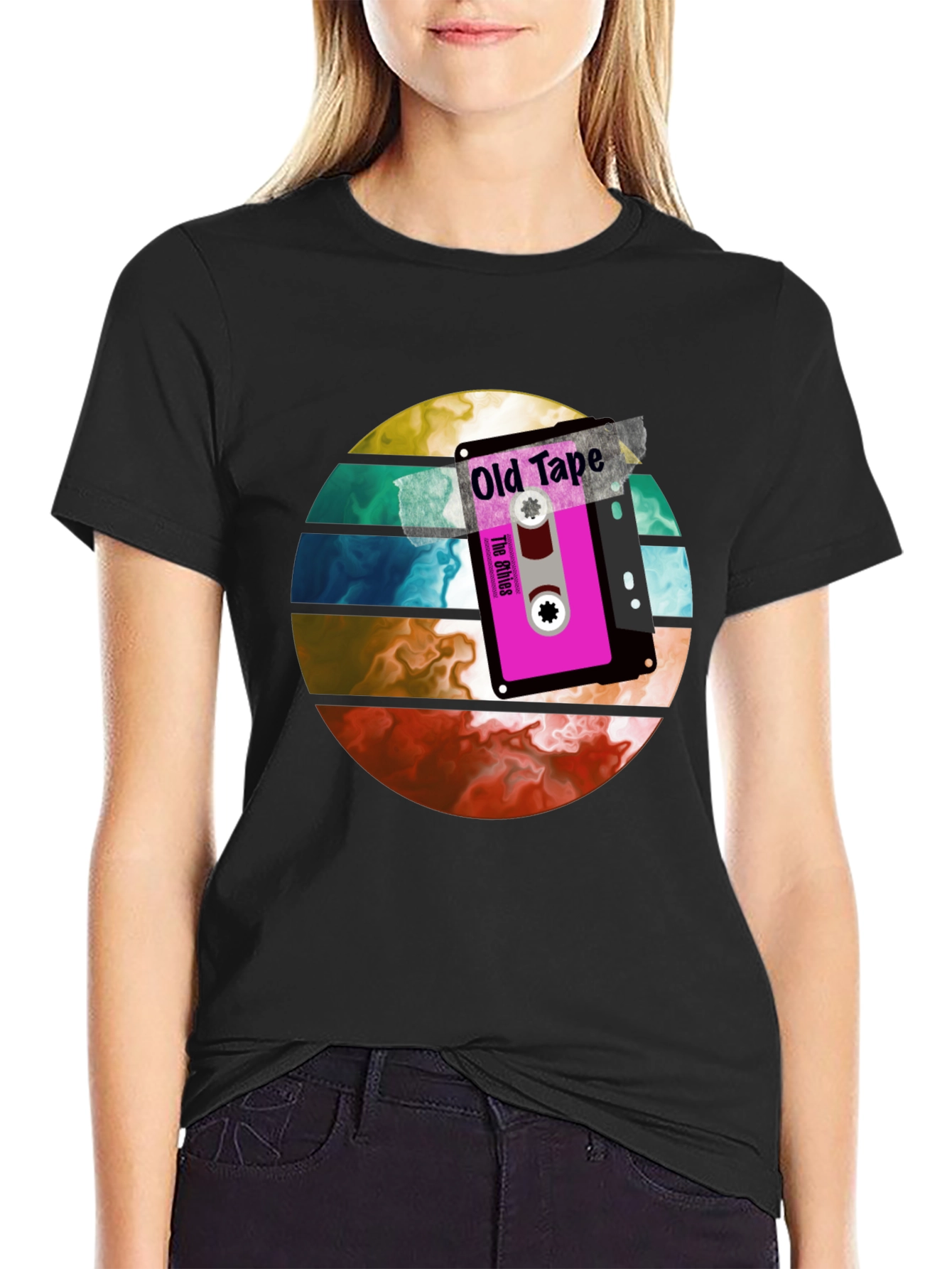 Retro Old Tape Graphic Tee - Unisex