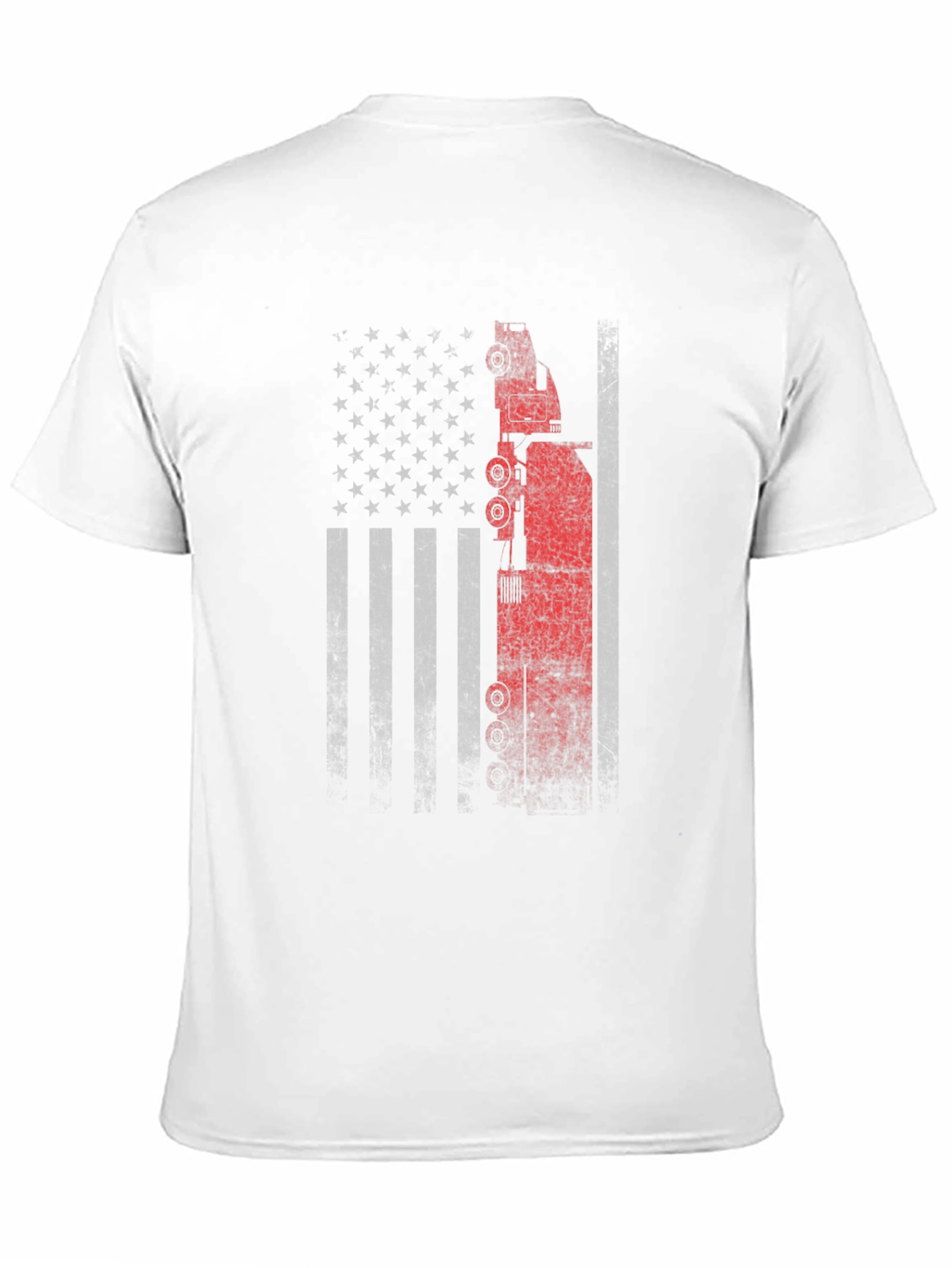 American Flag Crane Operator T-Shirt