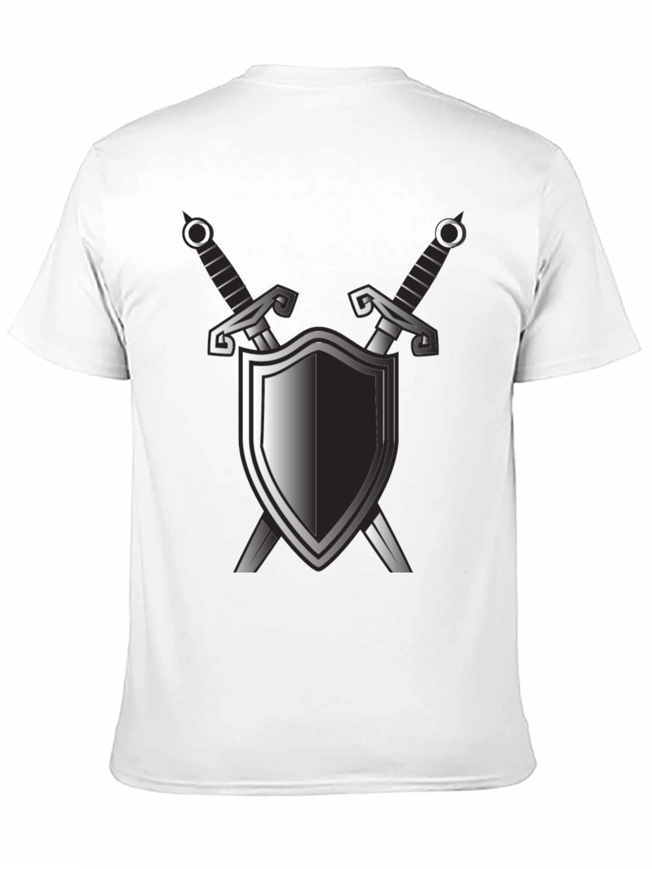 Shield & Sword Graphic Black T-Shirt