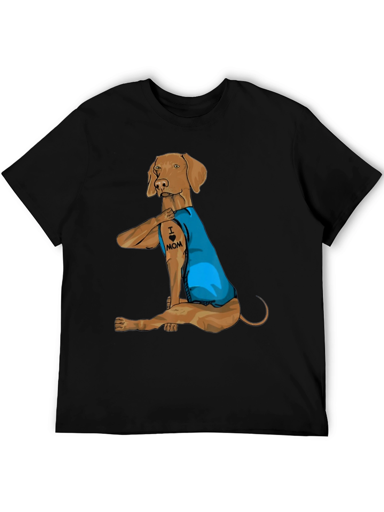 I Love Mom Dog Tattoo T-Shirt