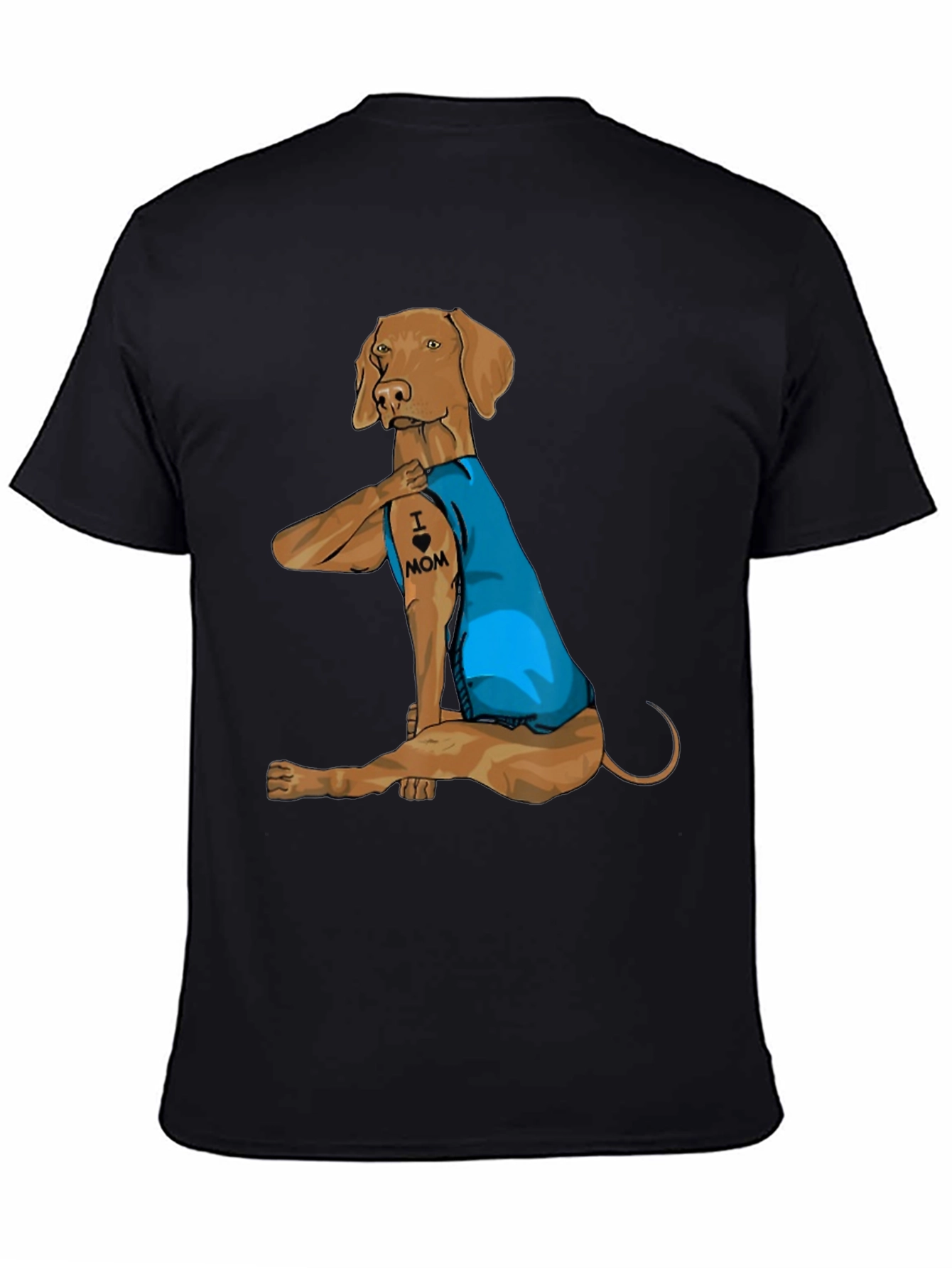 I Love Mom Dog Tattoo T-Shirt