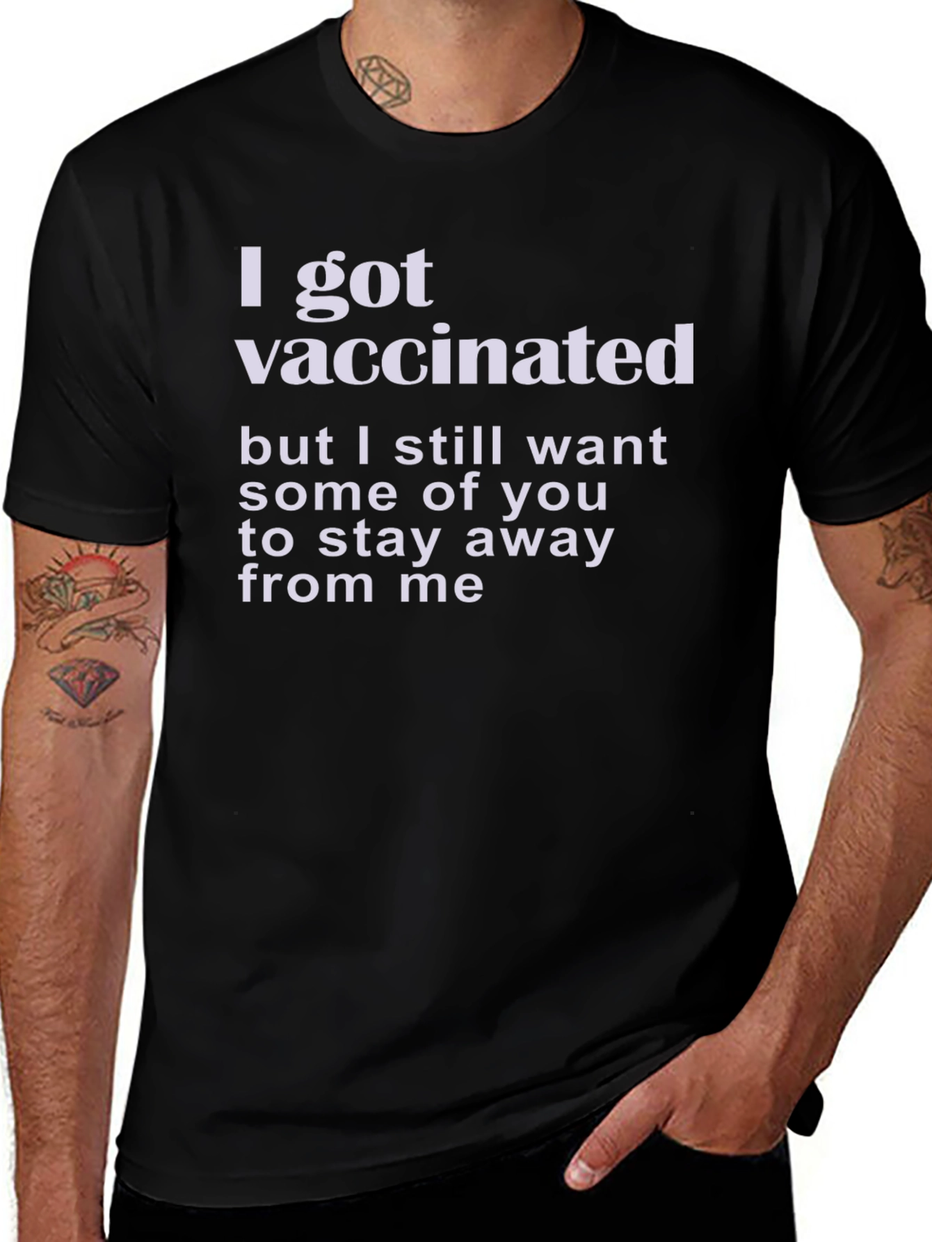 Vaccinated Sarcastic Graphic Tee