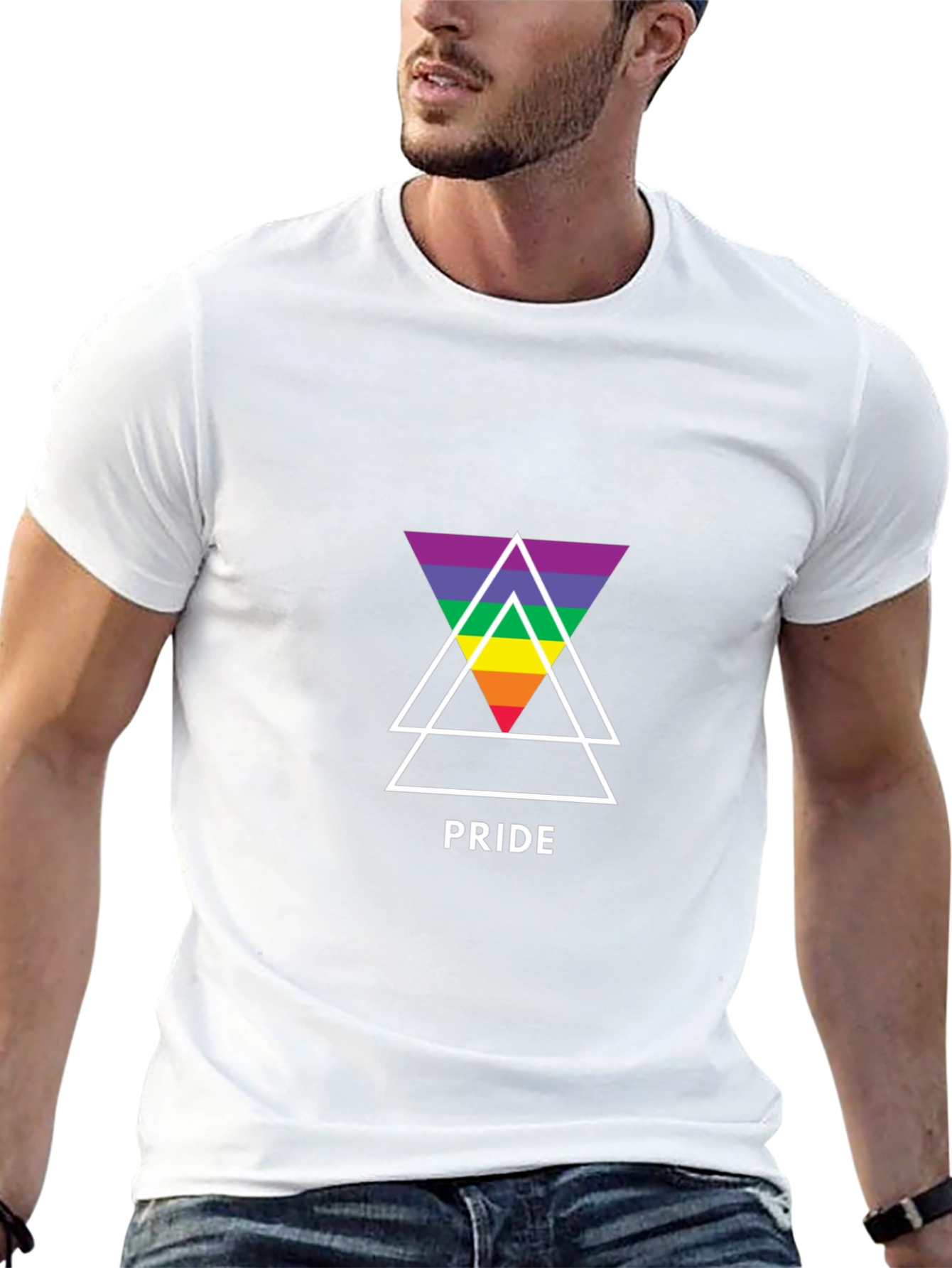 Pride Triangle Graphic T-Shirt - Unisex LGBT Tee