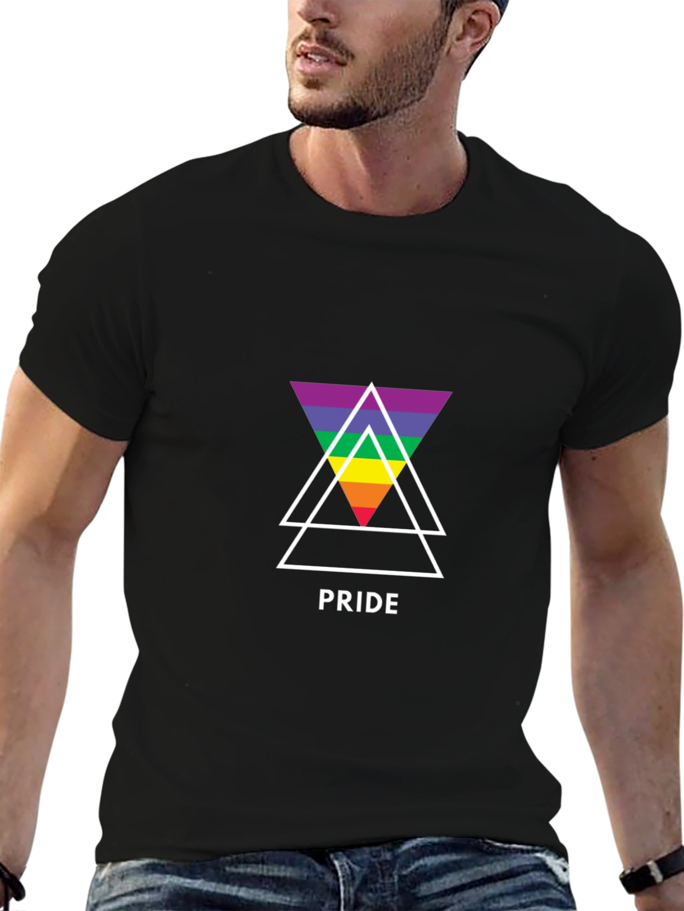 Pride Triangle Graphic T-Shirt - Unisex LGBT Tee