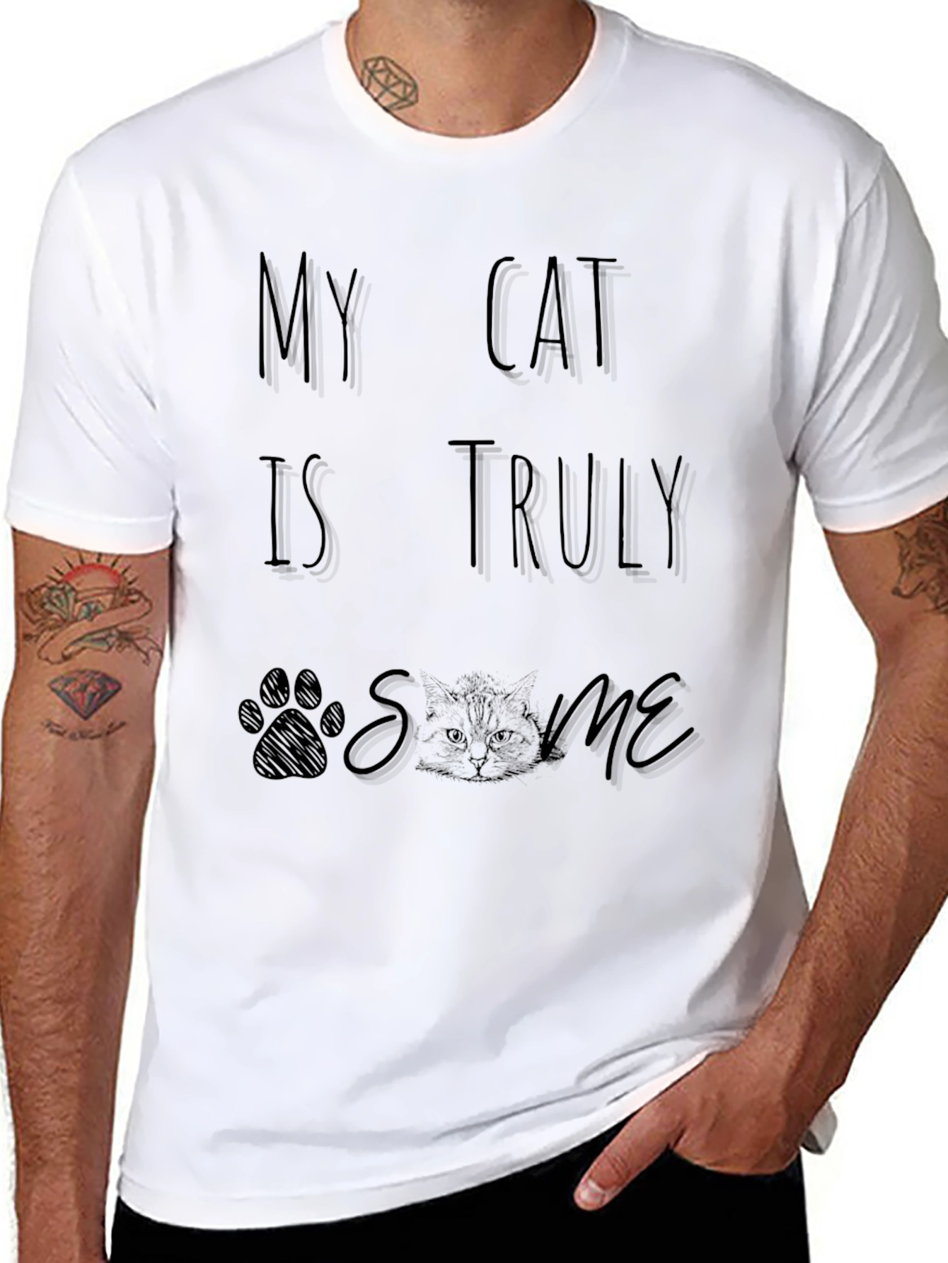 My Cat is Truly Awesome T-Shirt