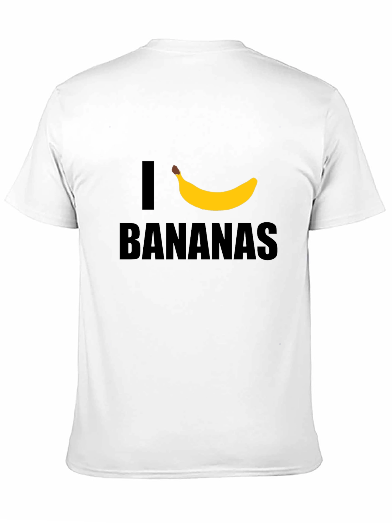 I Heart Bananas Graphic T-Shirt - Black Cotton Tee