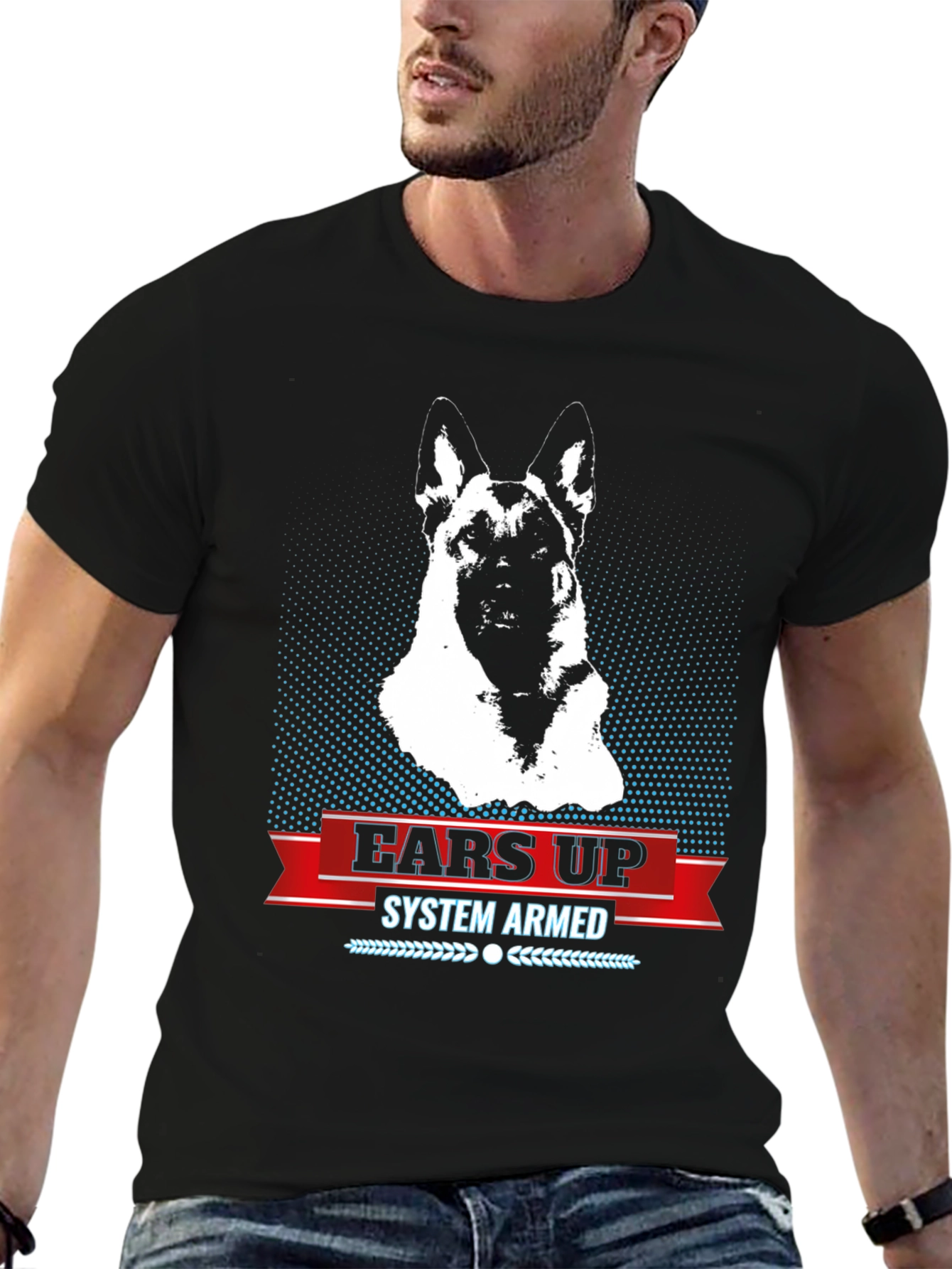 Ears Up System Armed Graphic T-Shirt