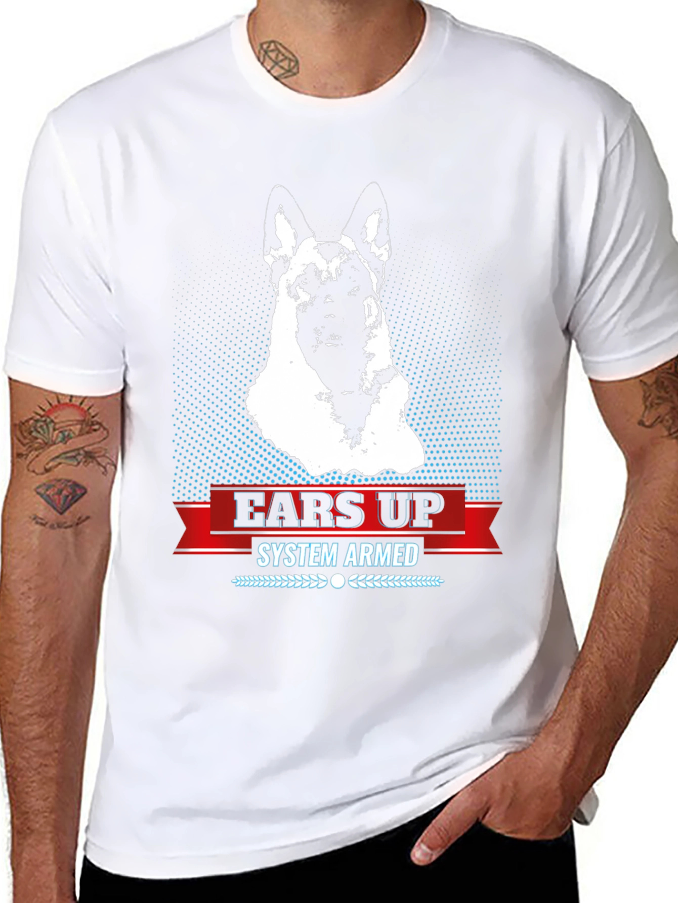 Ears Up System Armed Graphic T-Shirt