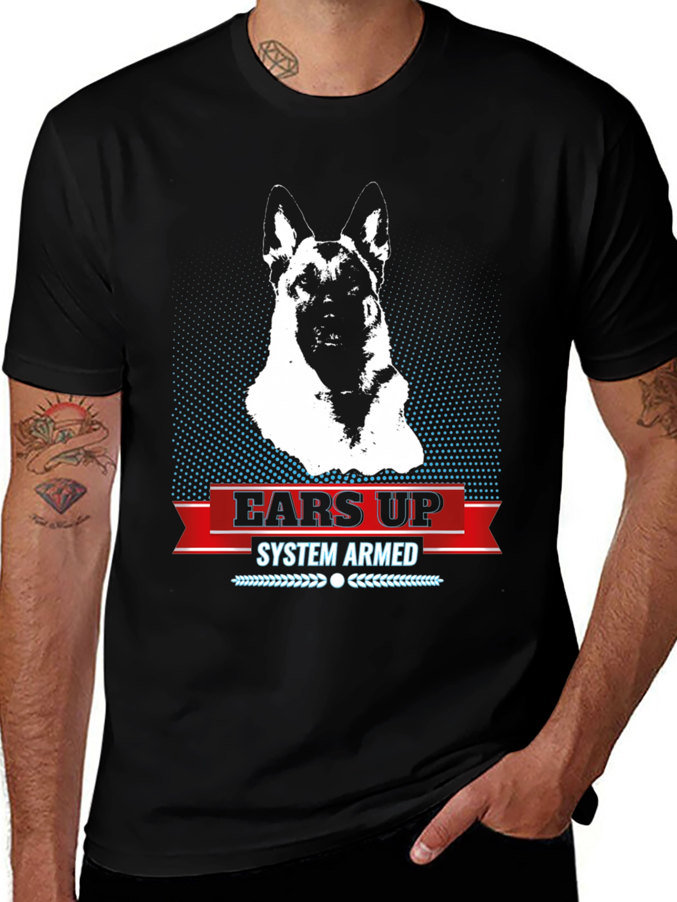 Ears Up System Armed Graphic T-Shirt