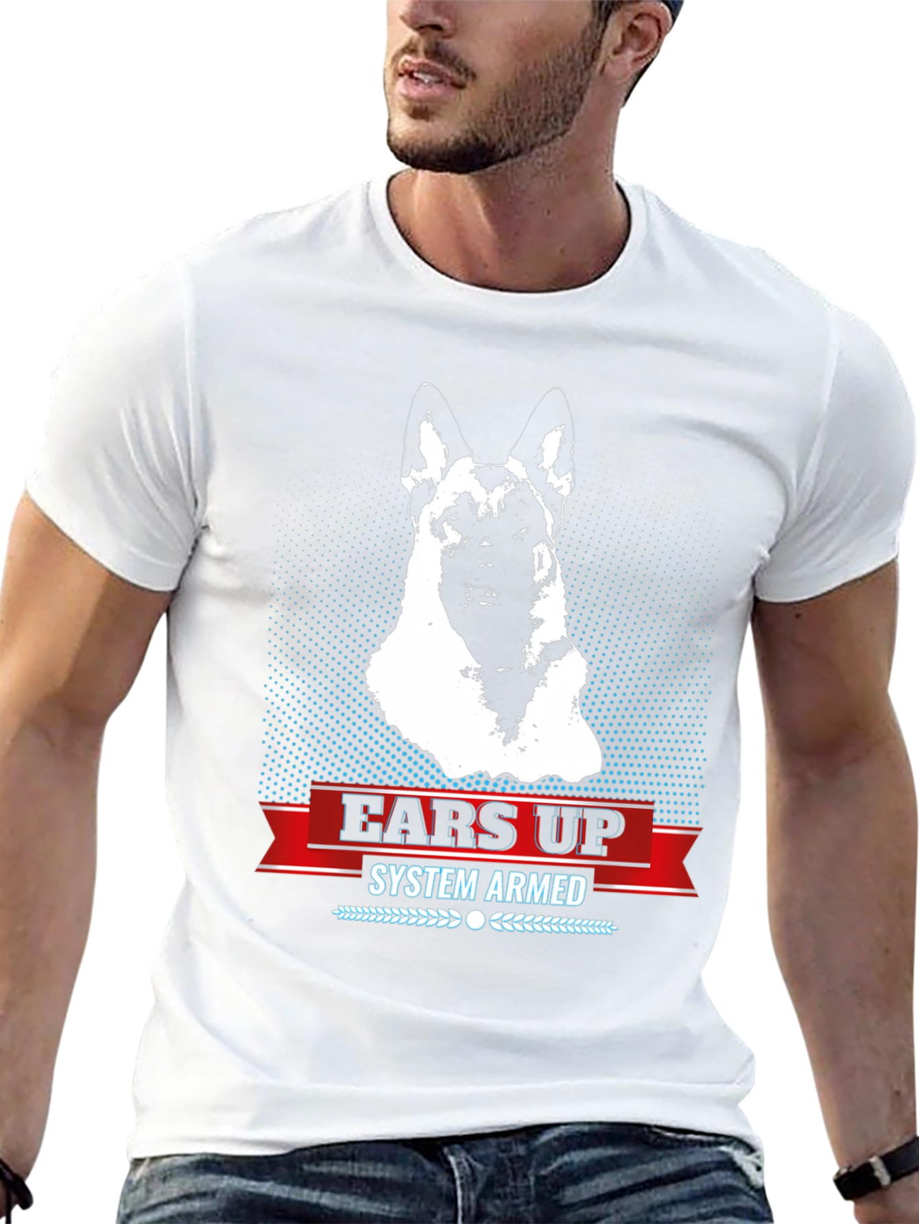 Ears Up System Armed Graphic T-Shirt
