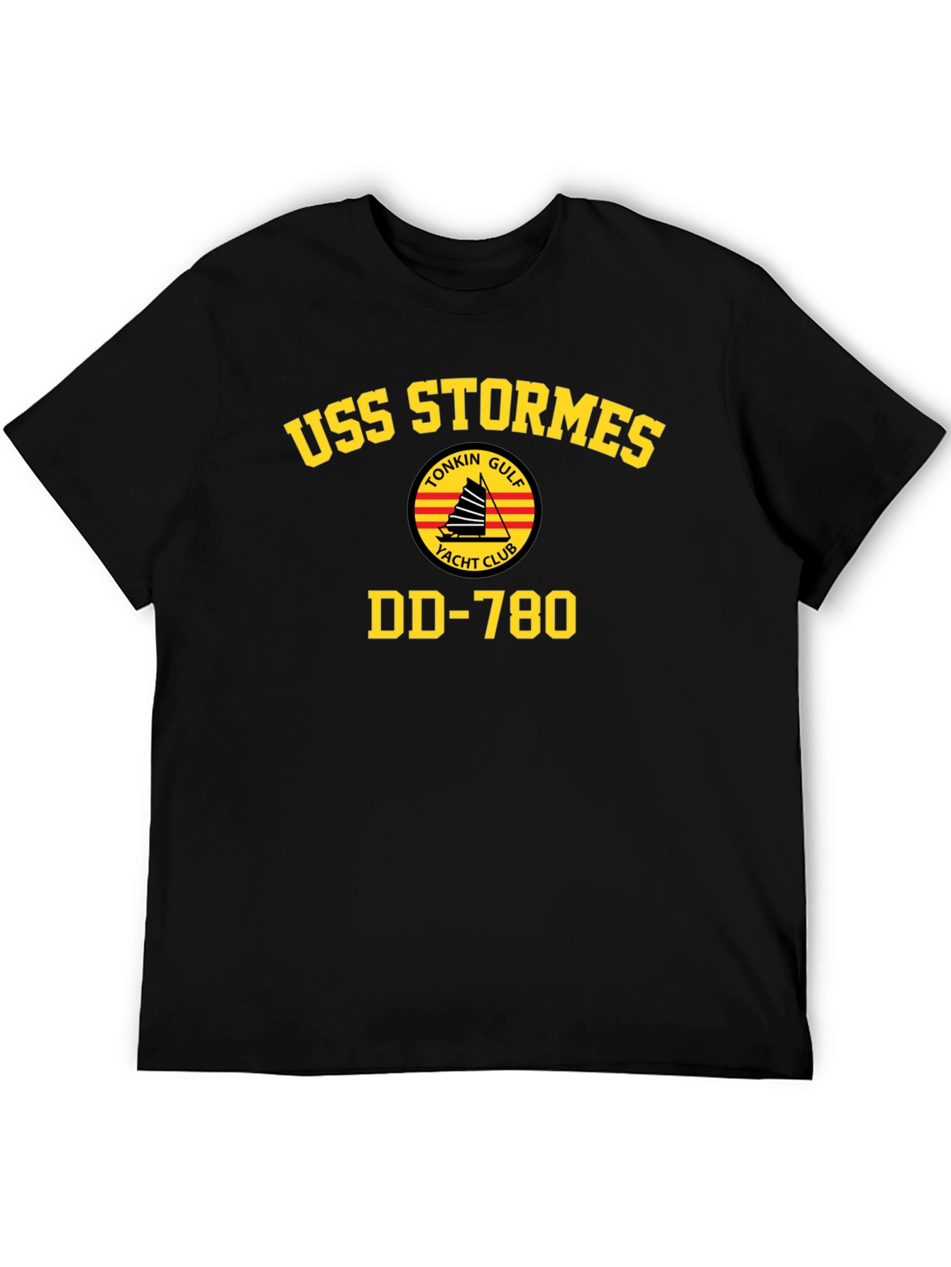 USS Stormes DD-780 Tonkin Gulf Yacht Club T-Shirt