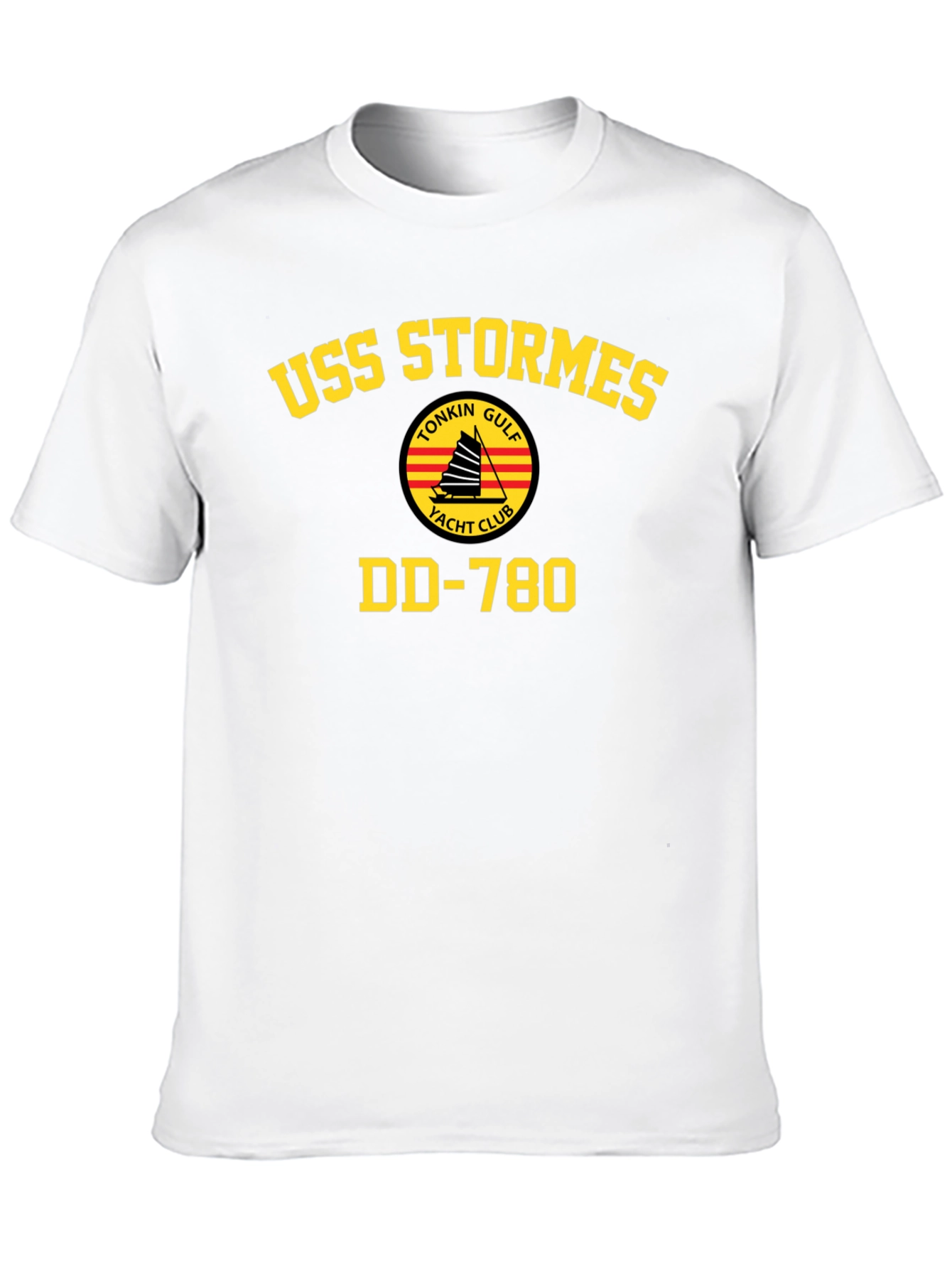 USS Stormes DD-780 Tonkin Gulf Yacht Club T-Shirt