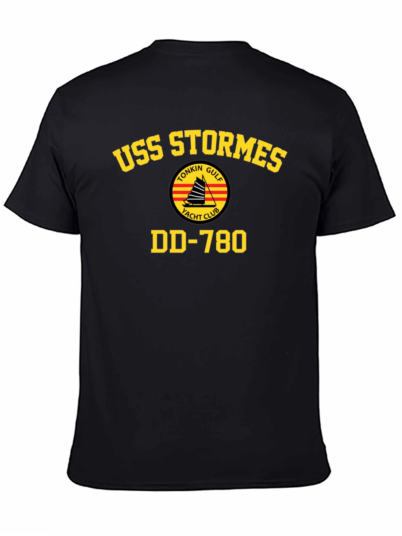 USS Stormes DD-780 Tonkin Gulf Yacht Club T-Shirt